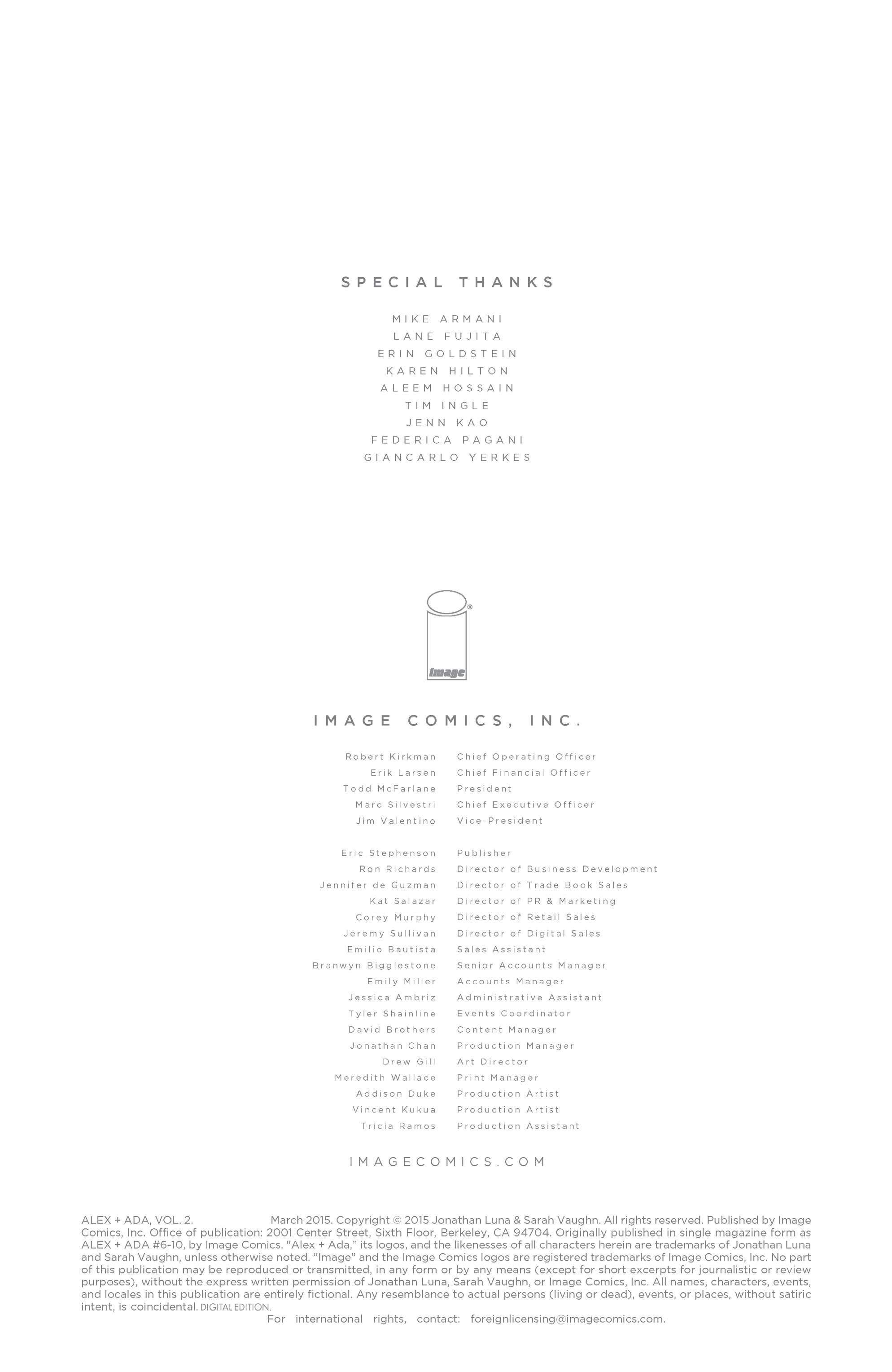 Read online Alex   Ada comic -  Issue # _TPB 2 - 4