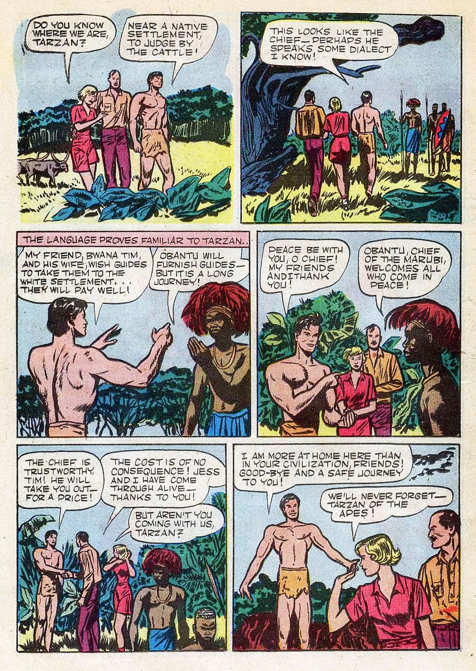 Read online Tarzan (1948) comic -  Issue #20 - 26
