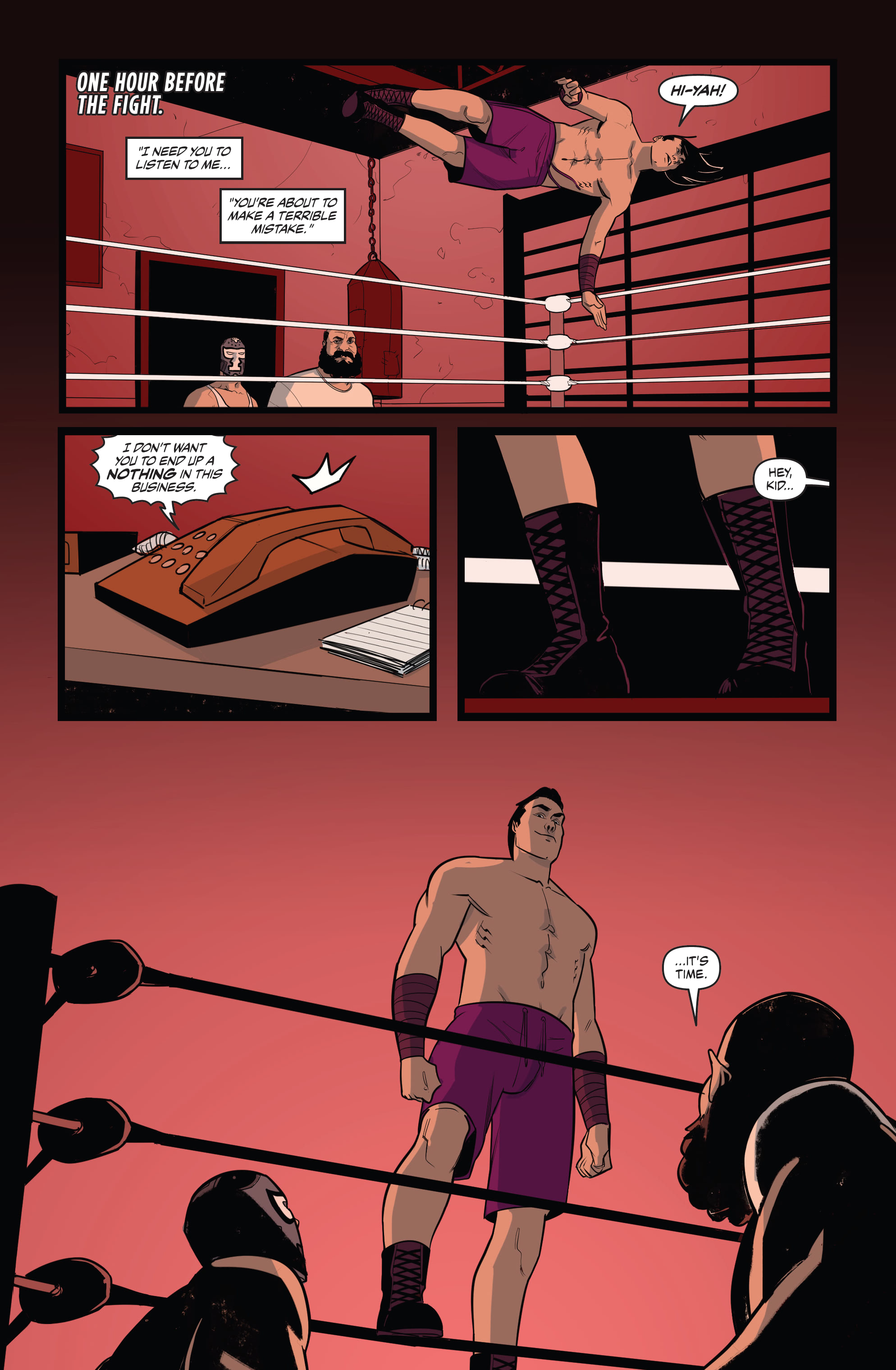 Read online Over the Ropes comic -  Issue # _TPB - 100