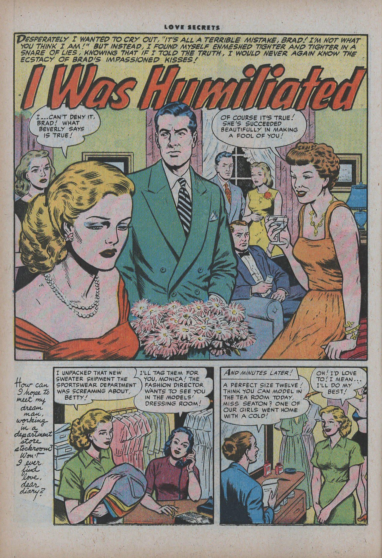 Read online Love Secrets (1953) comic -  Issue #47 - 12