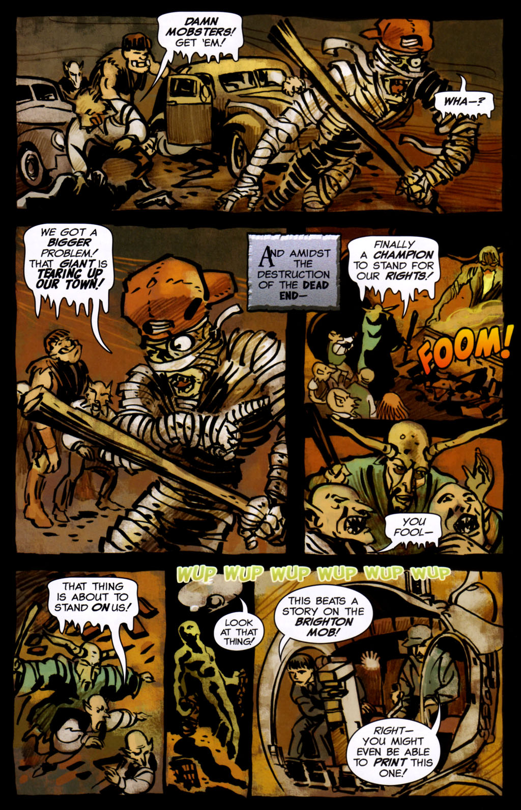 Read online Frankenstein Mobster comic -  Issue #7 - 18