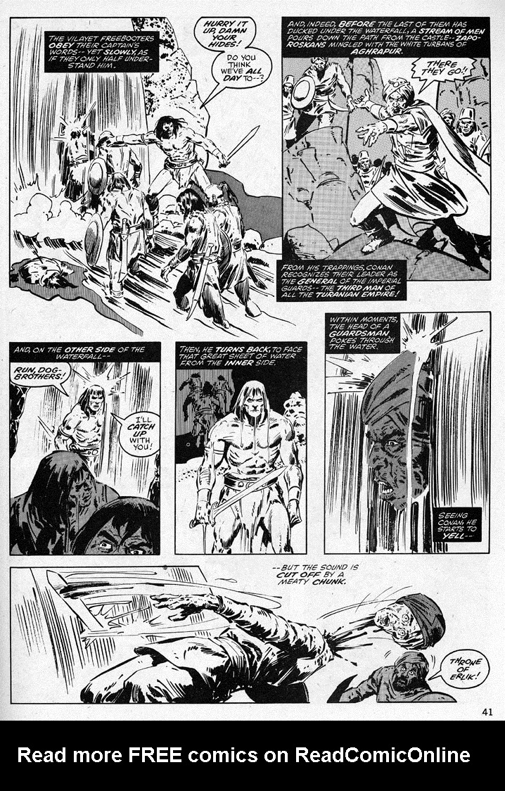 Read online The Savage Sword Of Conan comic -  Issue #38 - 41