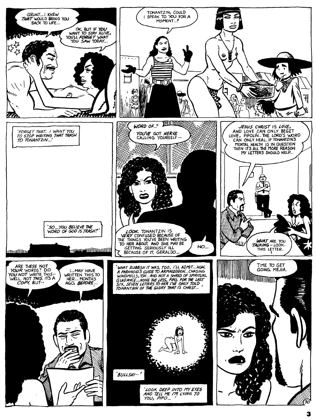 Read online Love and Rockets (1982) comic -  Issue #23 - 5