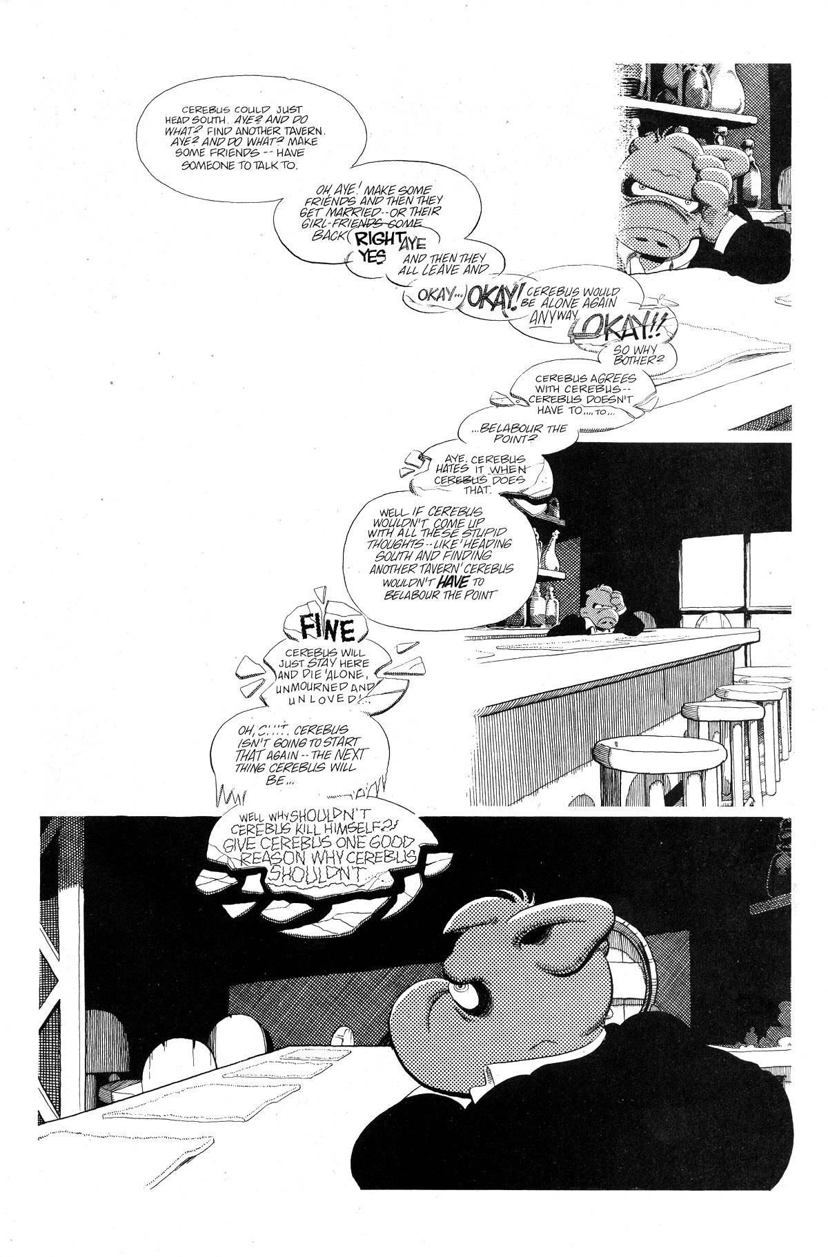 Read online Cerebus comic -  Issue #215 - 5