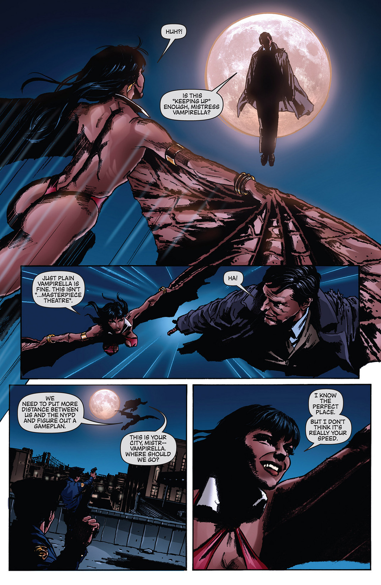 Read online Dark Shadows/Vampirella comic -  Issue #2 - 10
