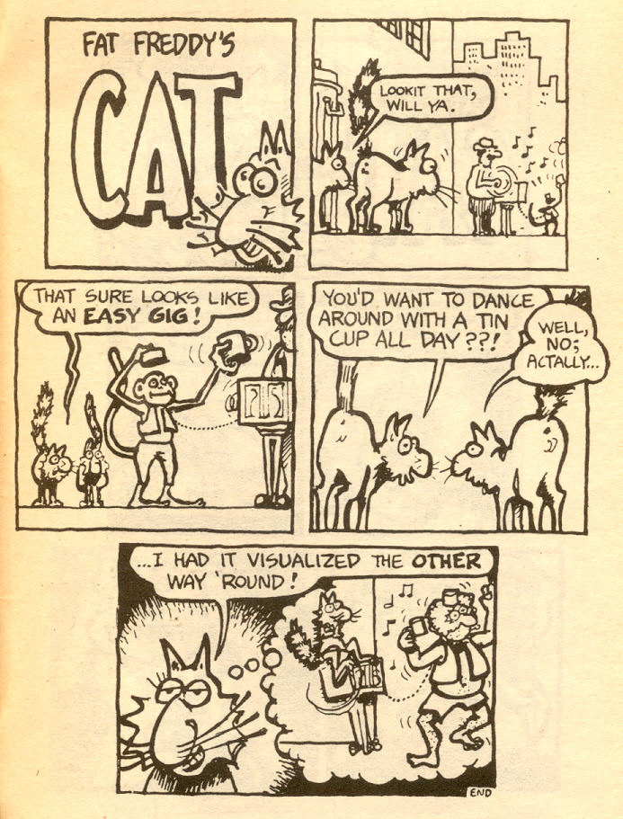 Read online Adventures of Fat Freddy's Cat comic -  Issue #1 - 49