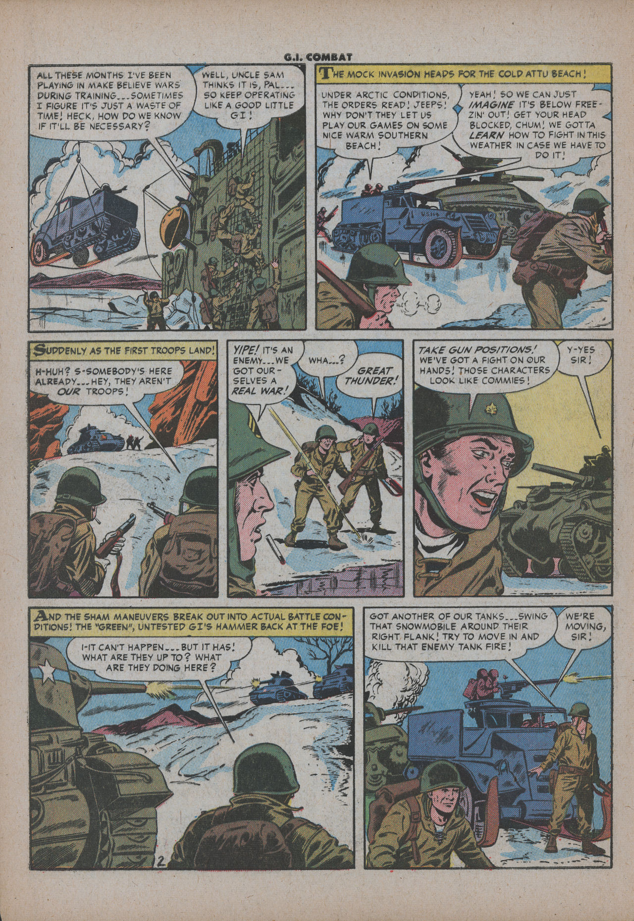 Read online G.I. Combat (1952) comic -  Issue #27 - 28