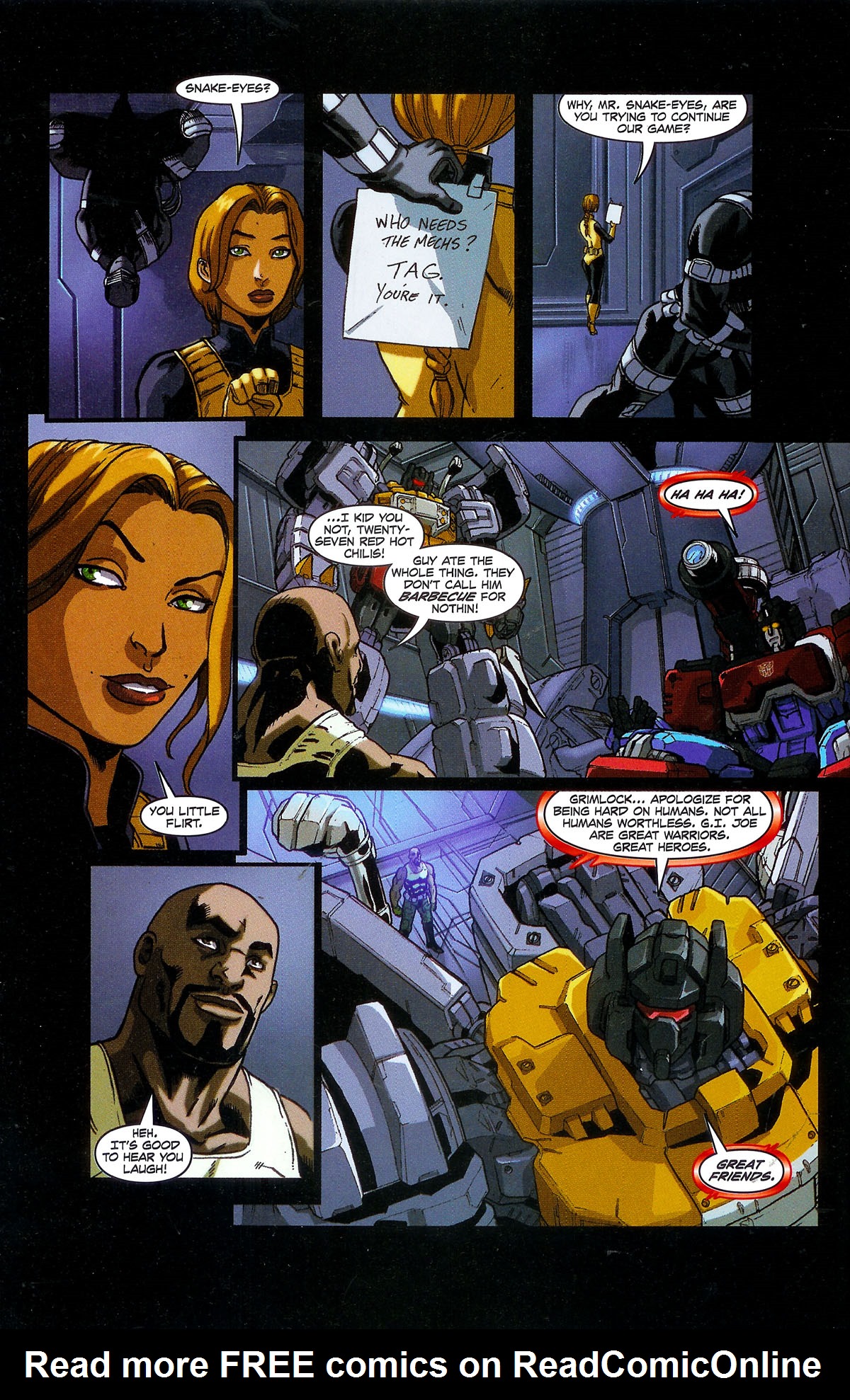 Read online G.I. Joe vs. The Transformers III: The Art of War comic -  Issue #5 - 23