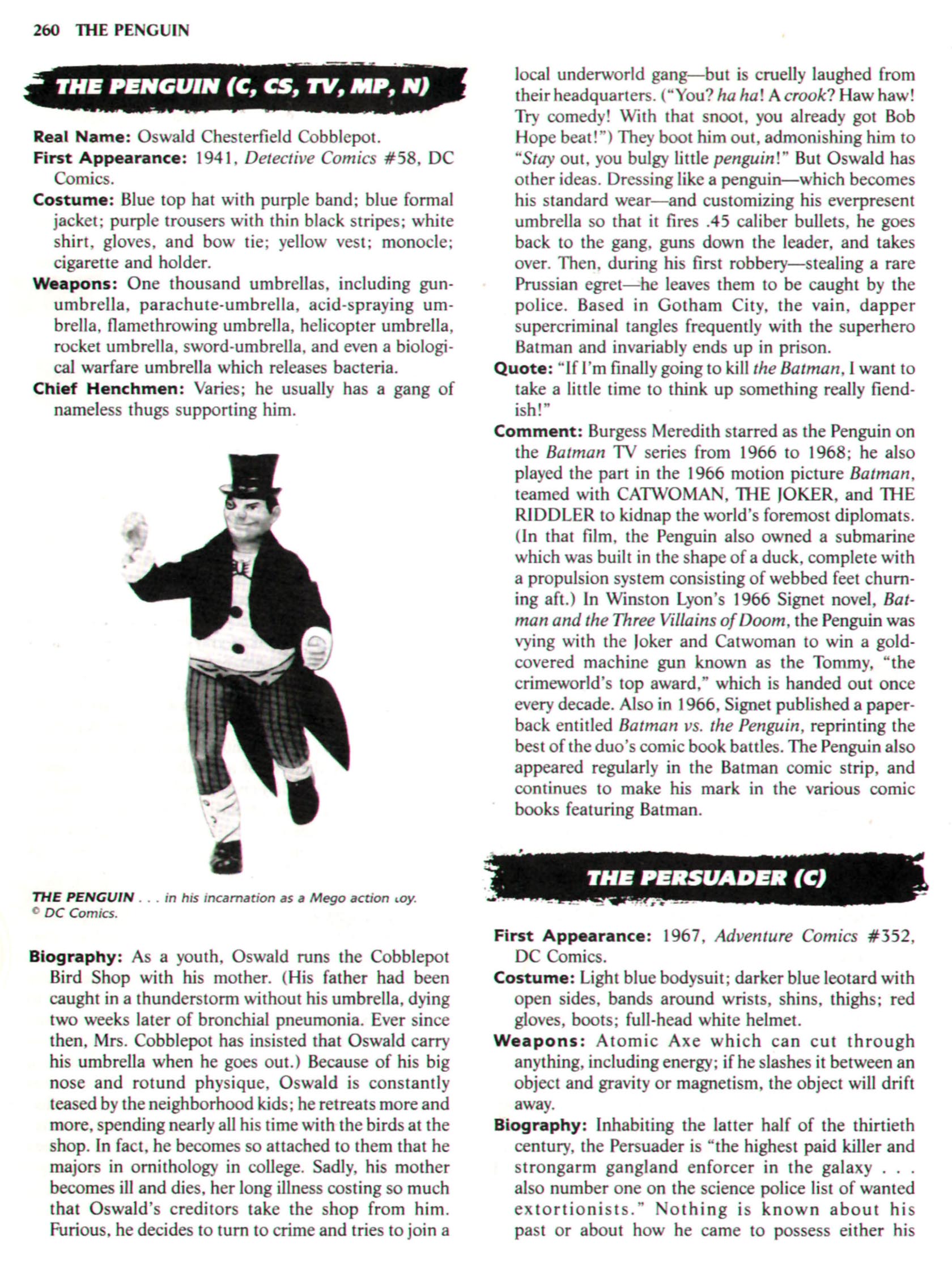 Read online The Encyclopedia of Super Villains comic -  Issue # TPB (Part 2) - 35