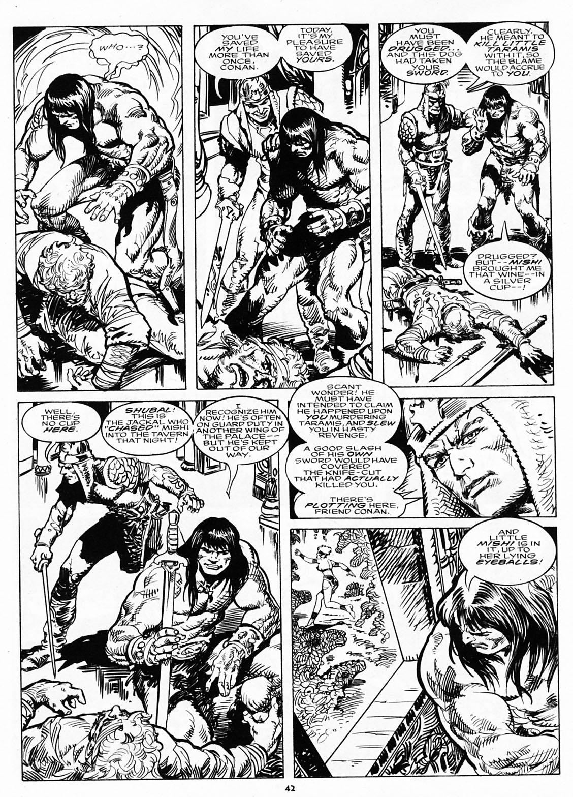 Read online The Savage Sword Of Conan comic -  Issue #218 - 40