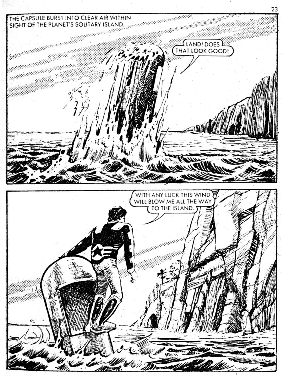 Read online Starblazer comic -  Issue #21 - 23