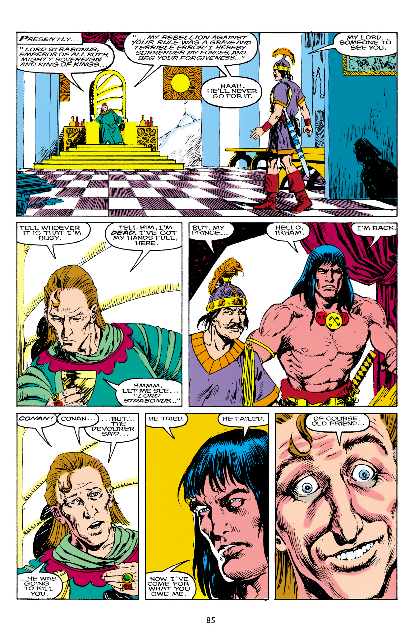 Read online The Chronicles of Conan comic -  Issue # TPB 27 (Part 1) - 85