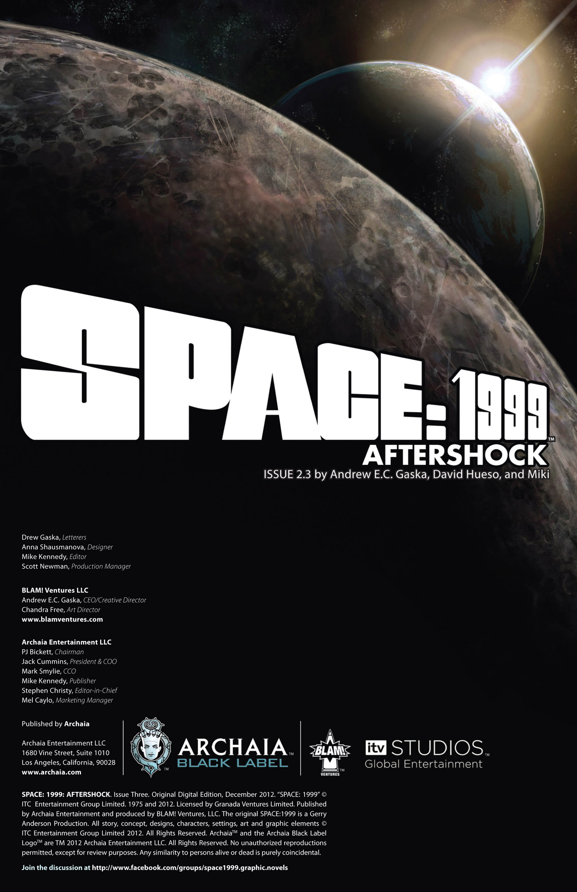 Read online Space: 1999: Aftershock comic -  Issue #3 - 2