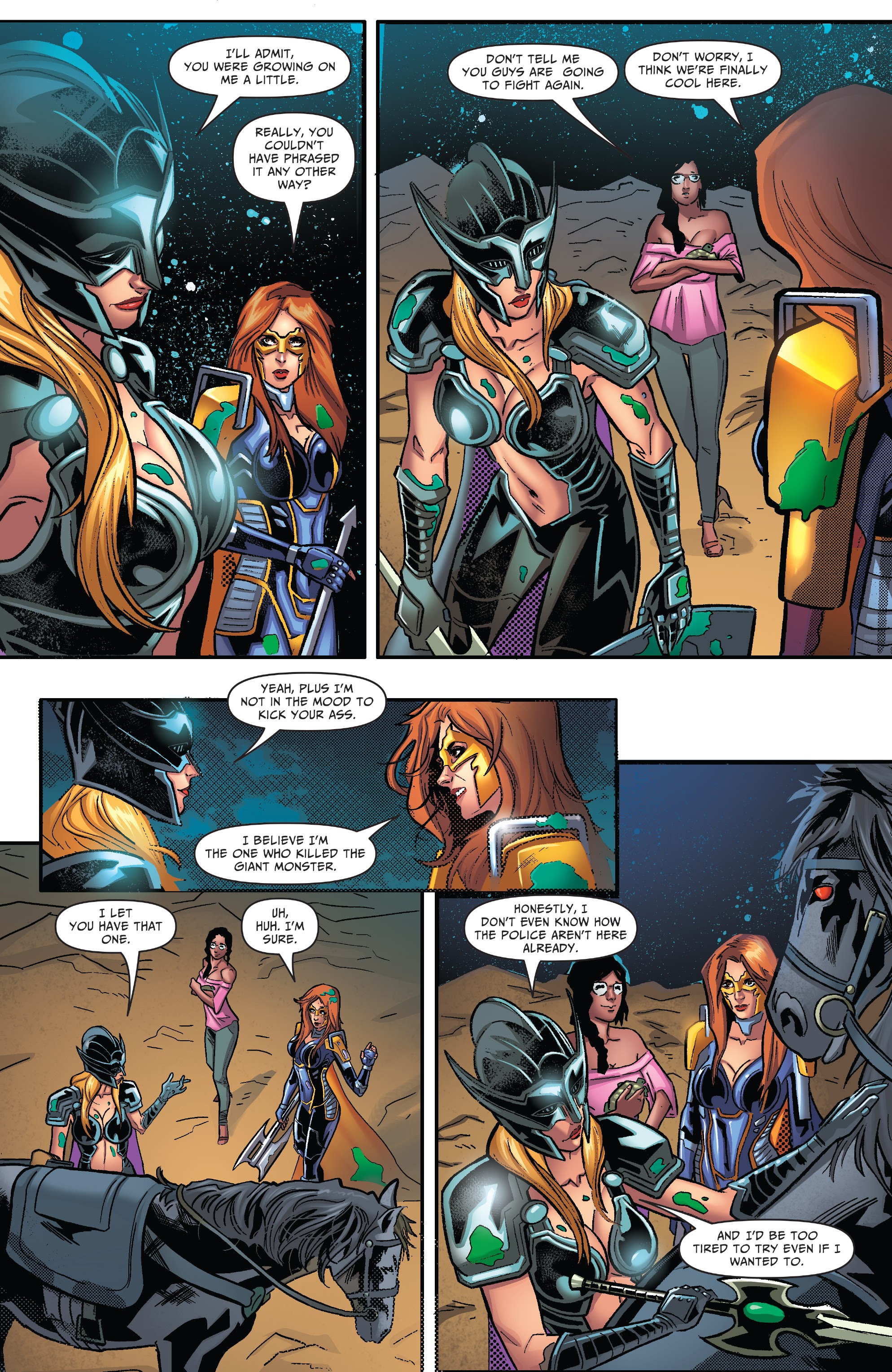Read online Belle vs The Black Knight comic -  Issue # Full - 33