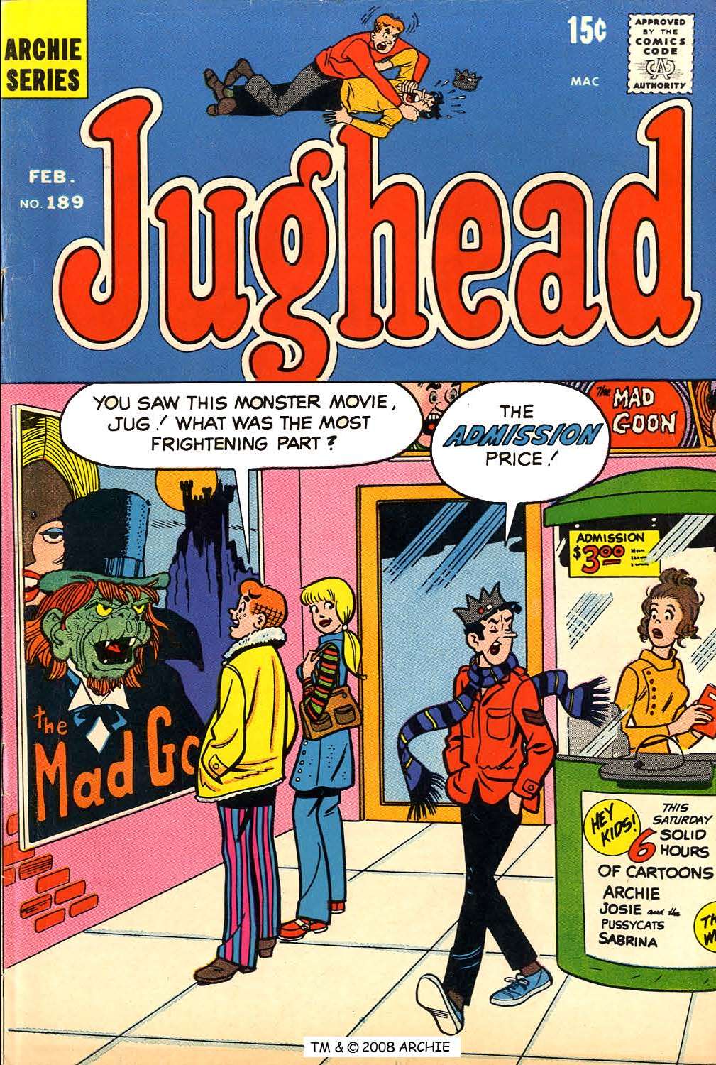 Read online Jughead (1965) comic -  Issue #189 - 1
