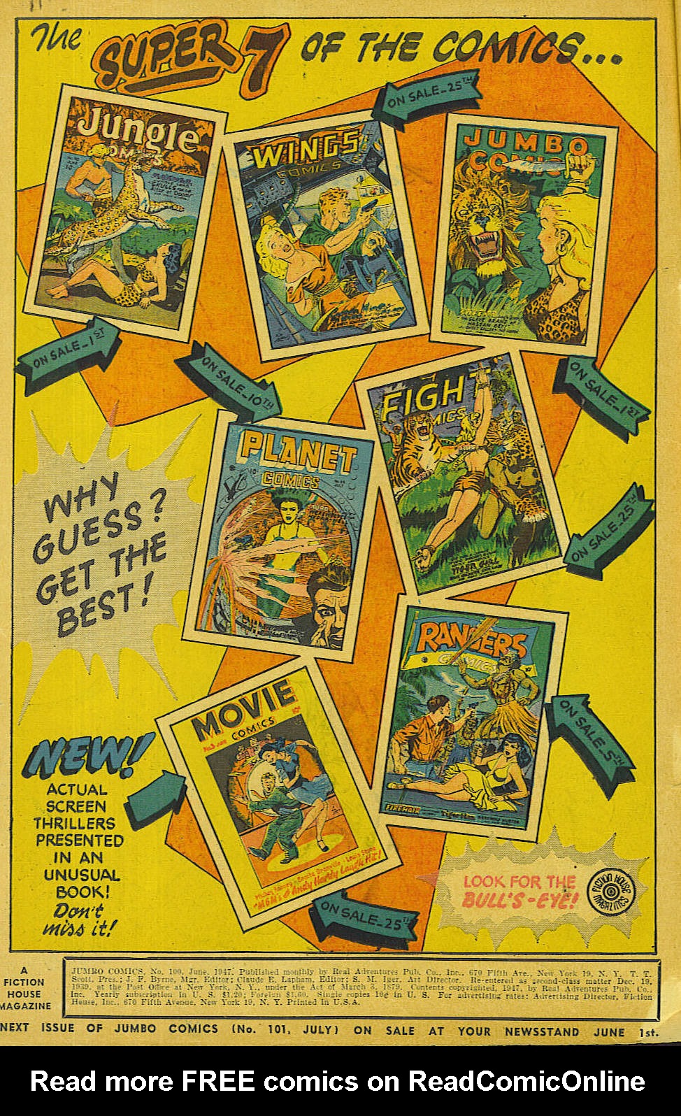 Read online Jumbo Comics comic -  Issue #100 - 3