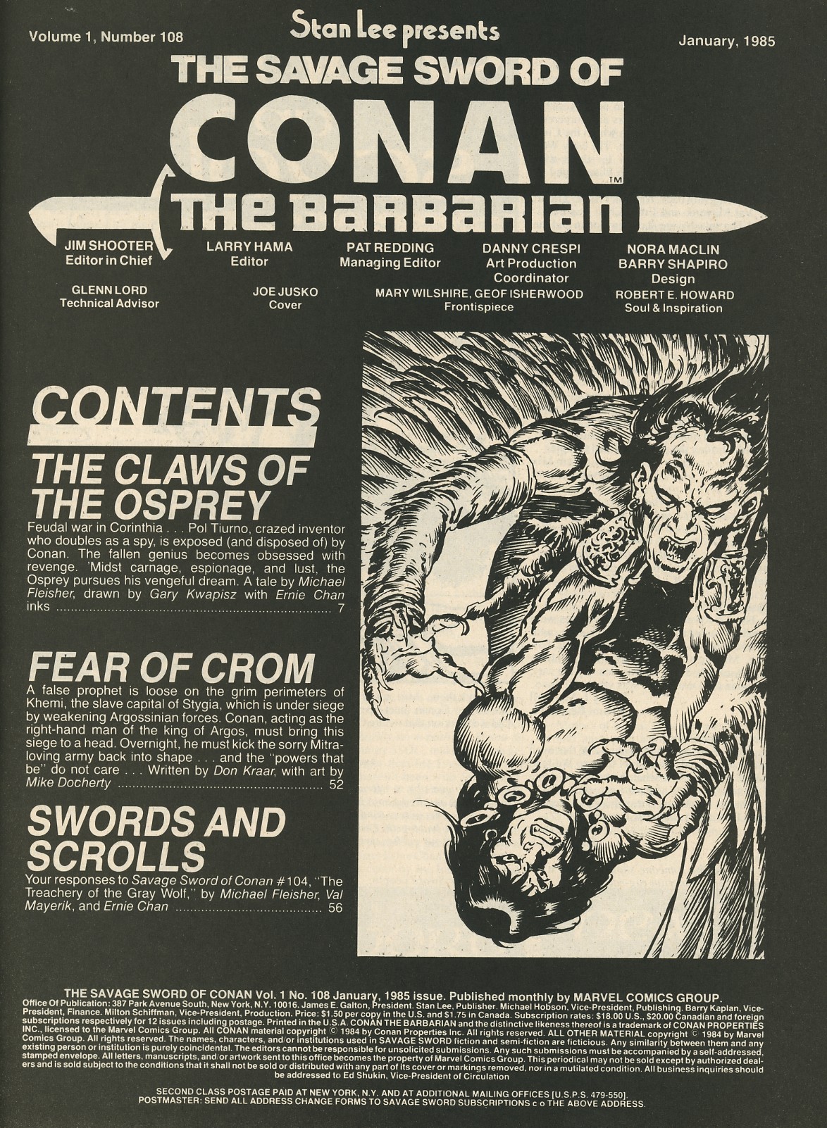 Read online The Savage Sword Of Conan comic -  Issue #108 - 3