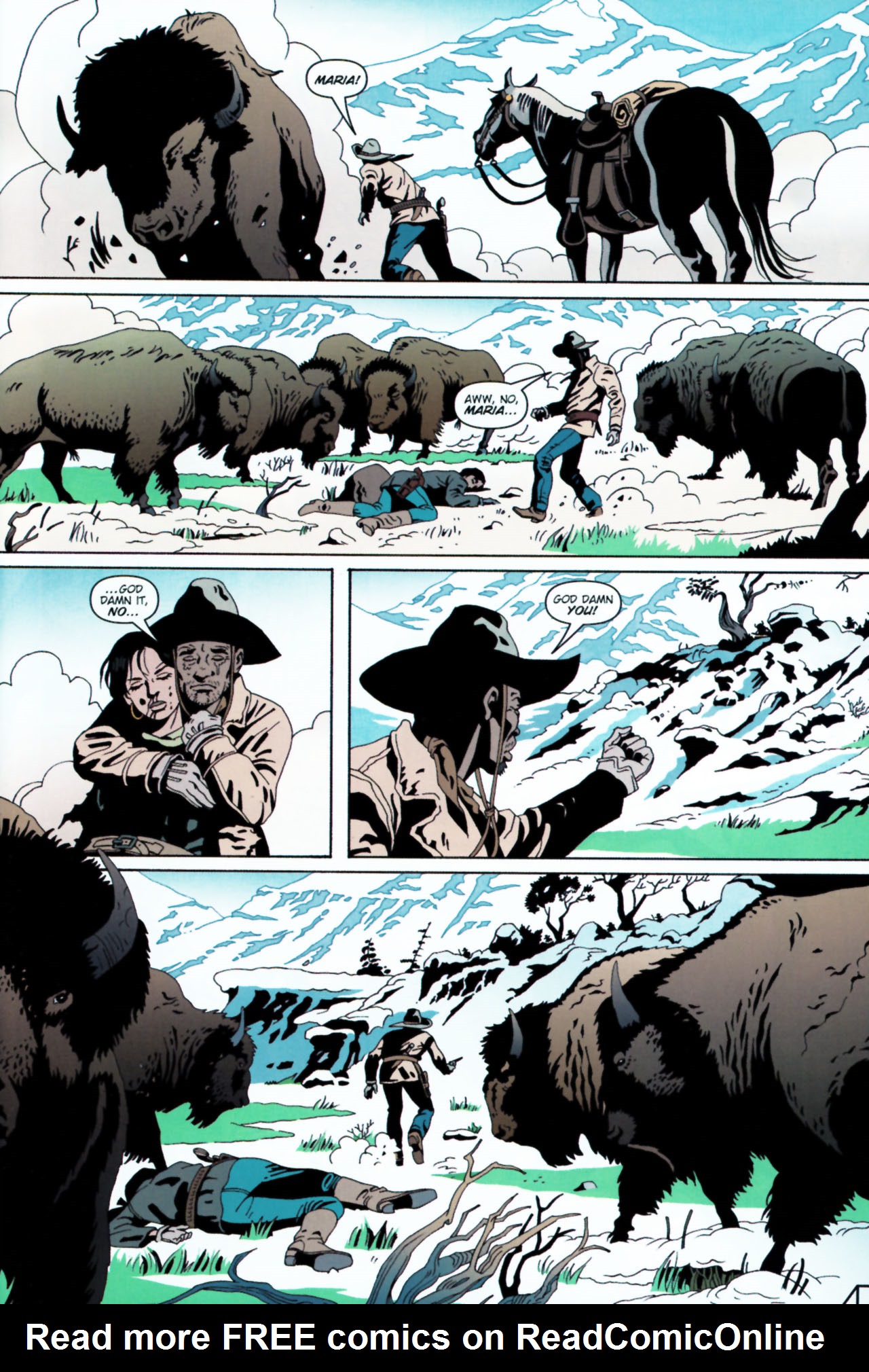 Read online Desperadoes: Buffalo Dreams comic -  Issue #3 - 7