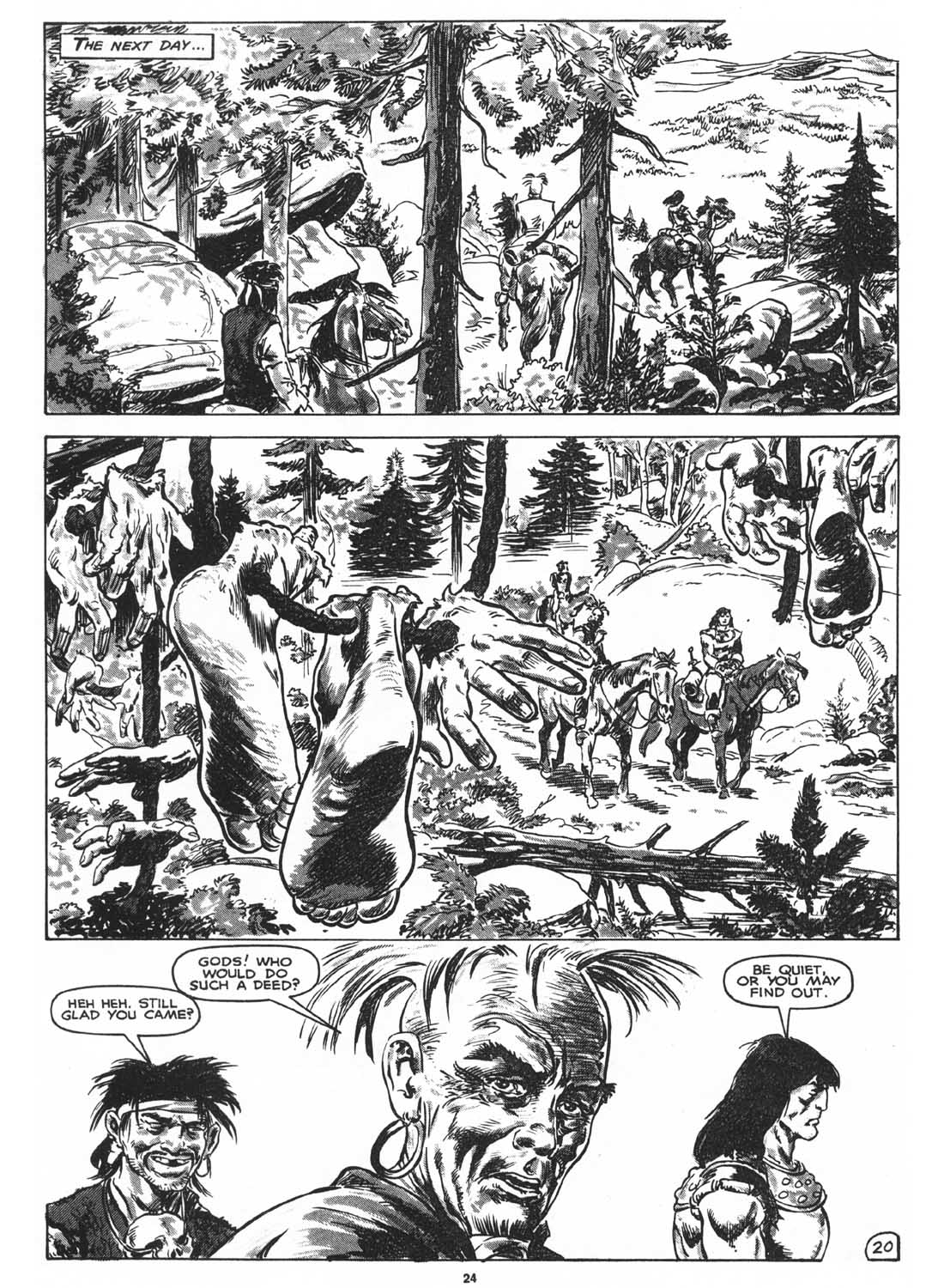 Read online The Savage Sword Of Conan comic -  Issue #161 - 26