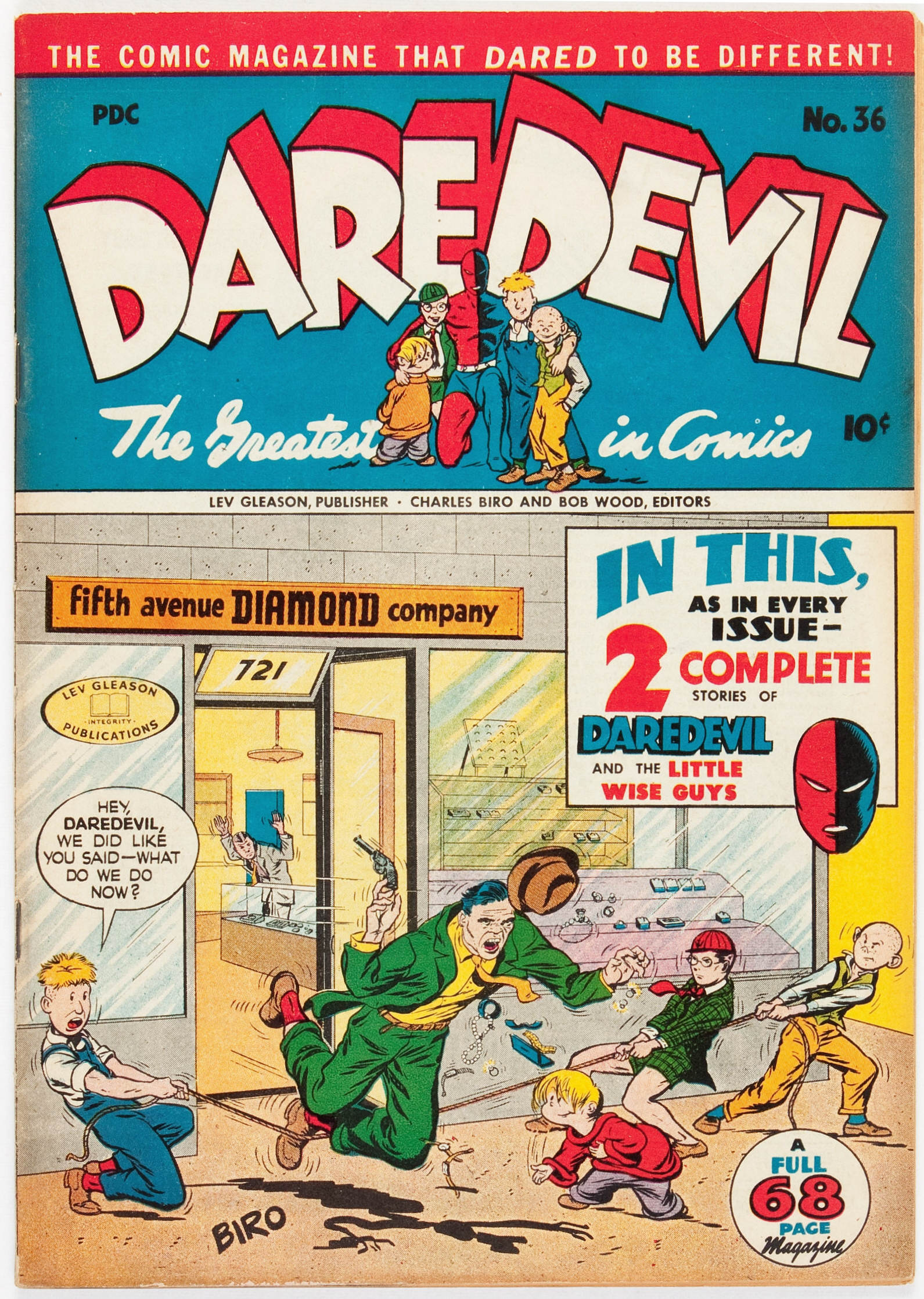Read online Daredevil (1941) comic -  Issue #36 - 1