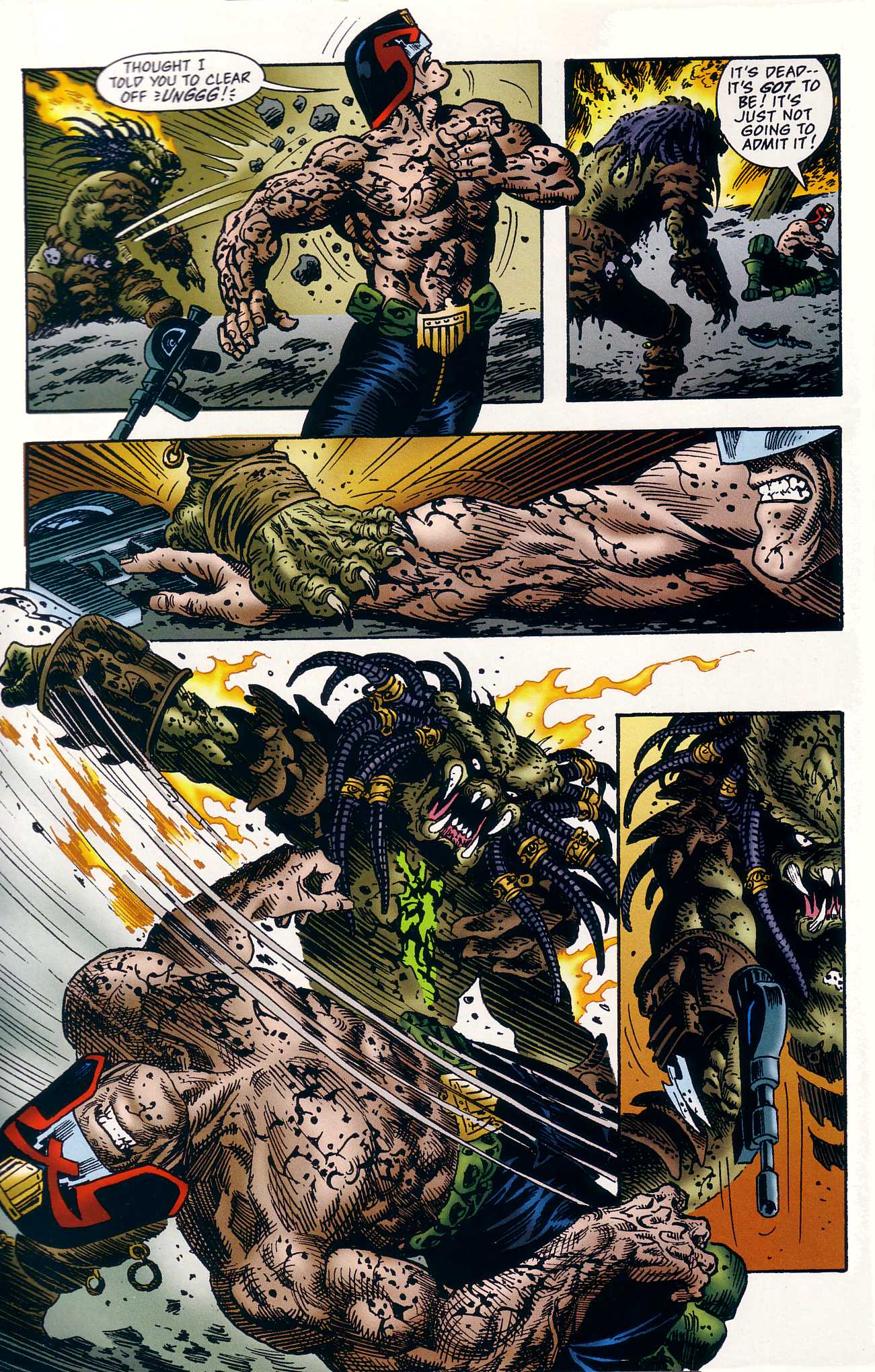 Read online Predator Versus Judge Dredd comic -  Issue #3 - 18