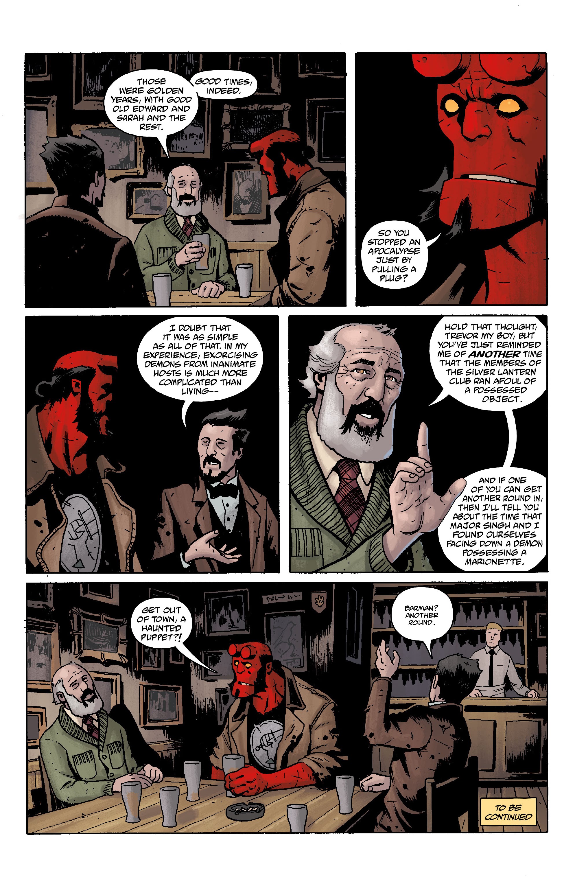 Read online Hellboy: The Silver Lantern Club comic -  Issue #1 - 22