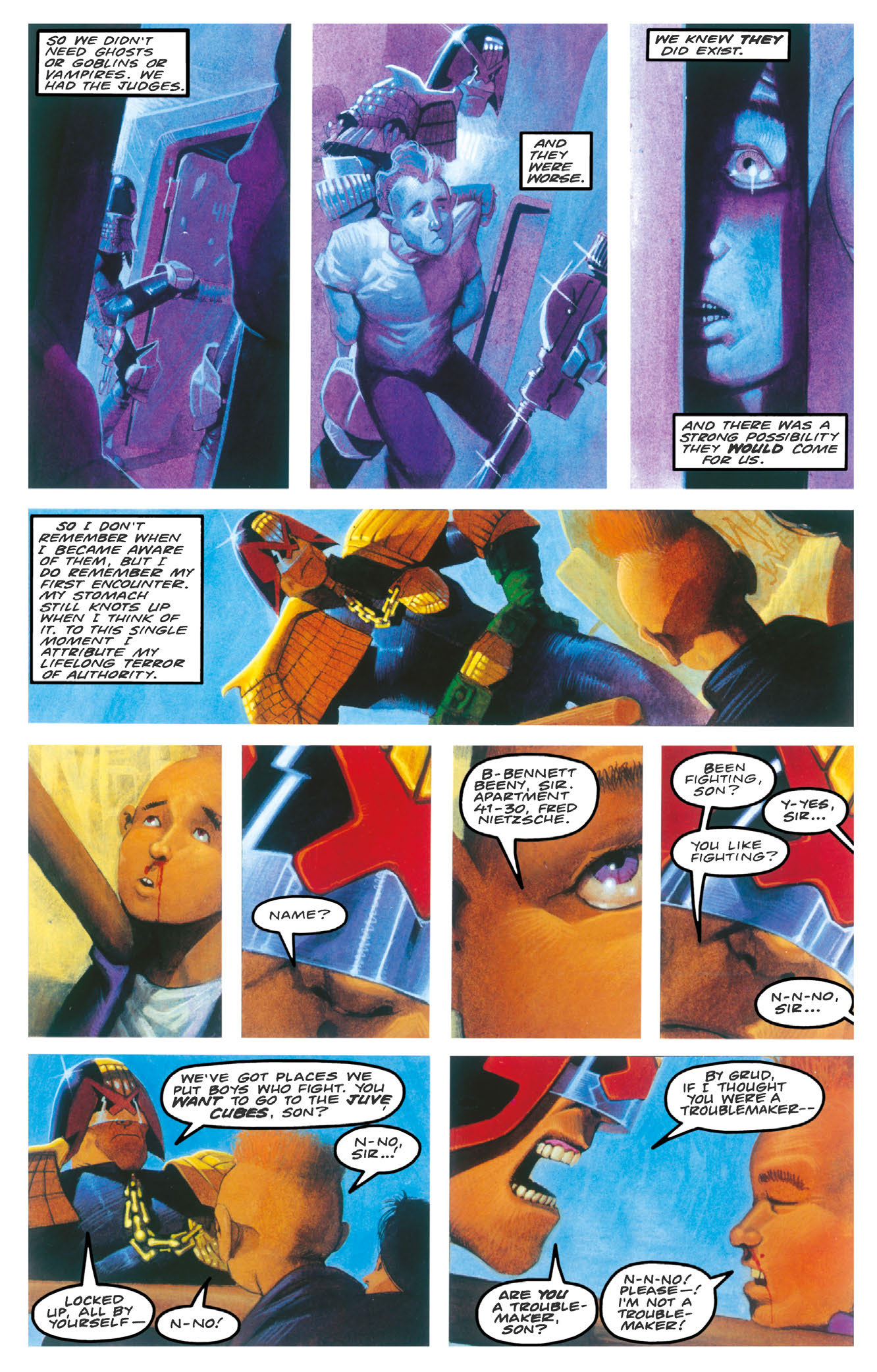 Read online Essential Judge Dredd: America comic -  Issue # TPB (Part 1) - 52