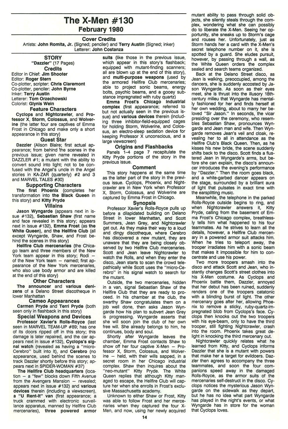 The Official Marvel Index To The X-Men (1987) issue 7 - Page 16