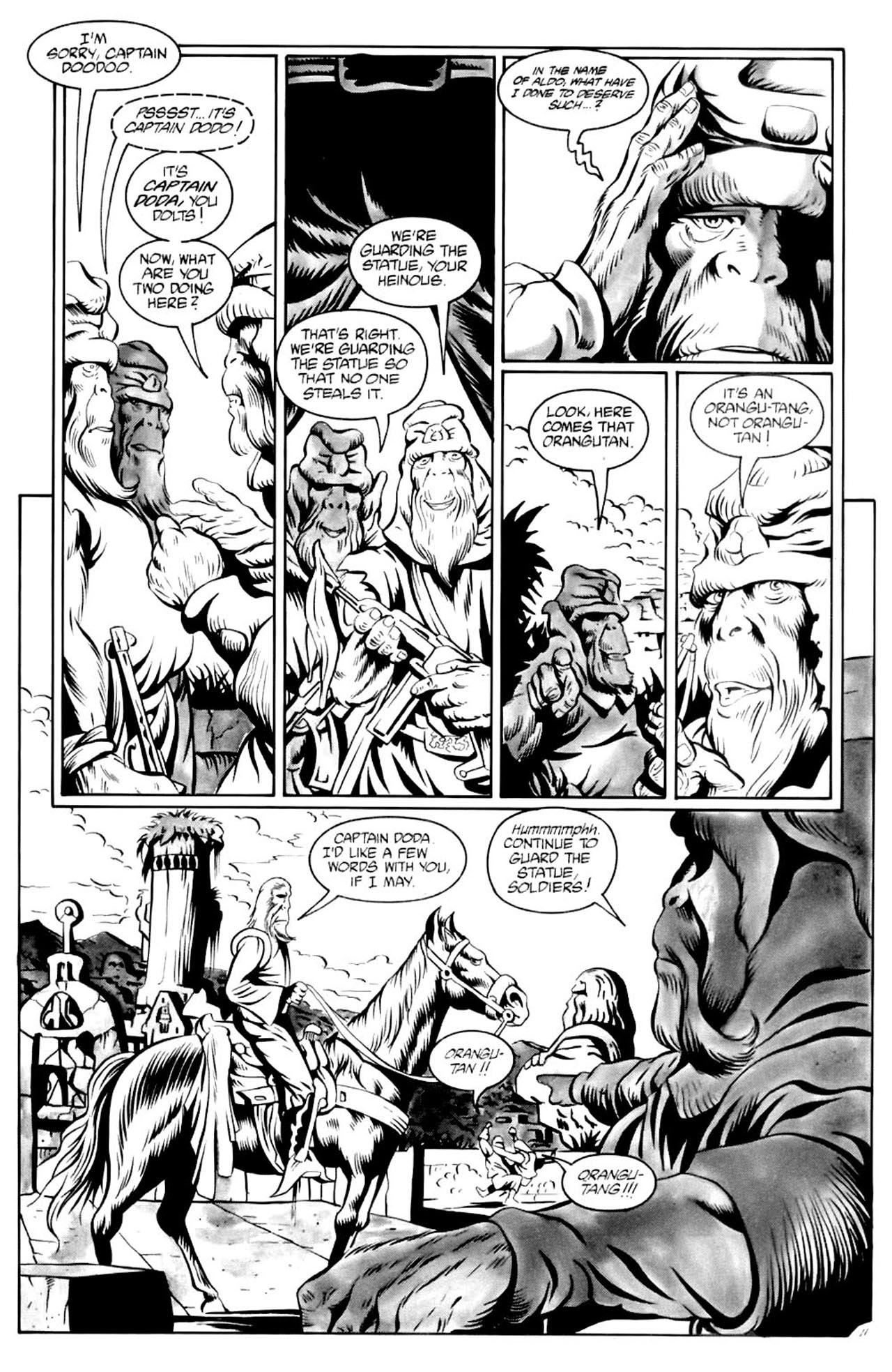 Read online Planet of the Apes (1990) comic -  Issue #5 - 13