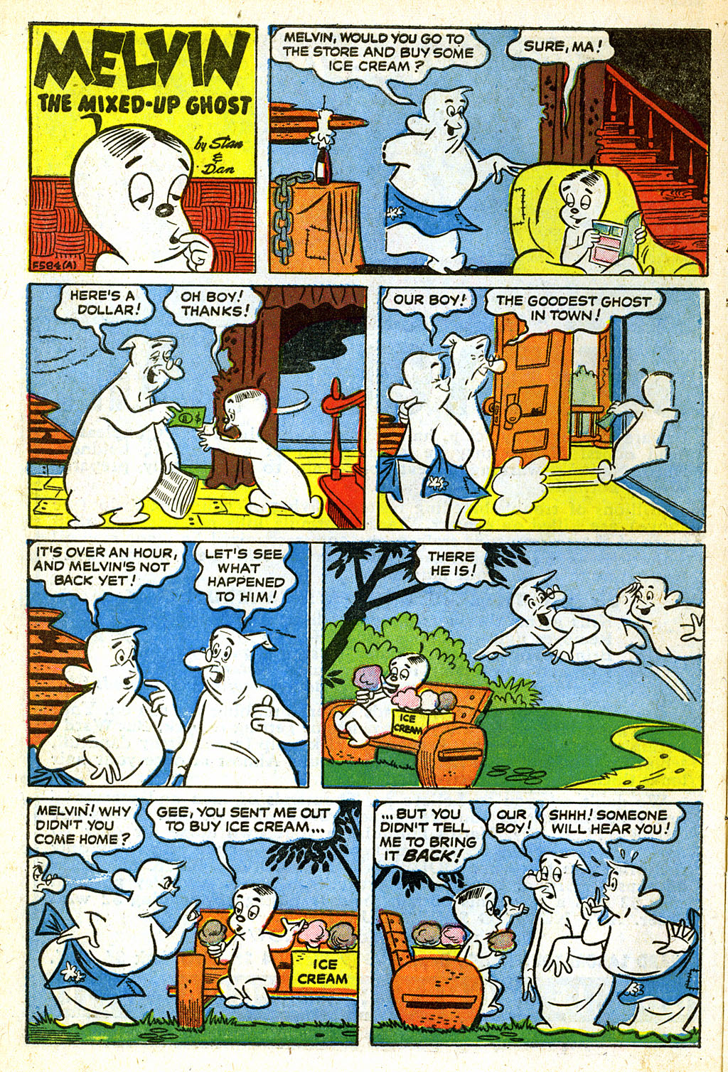 Read online Homer, the Happy Ghost comic -  Issue #1 - 10