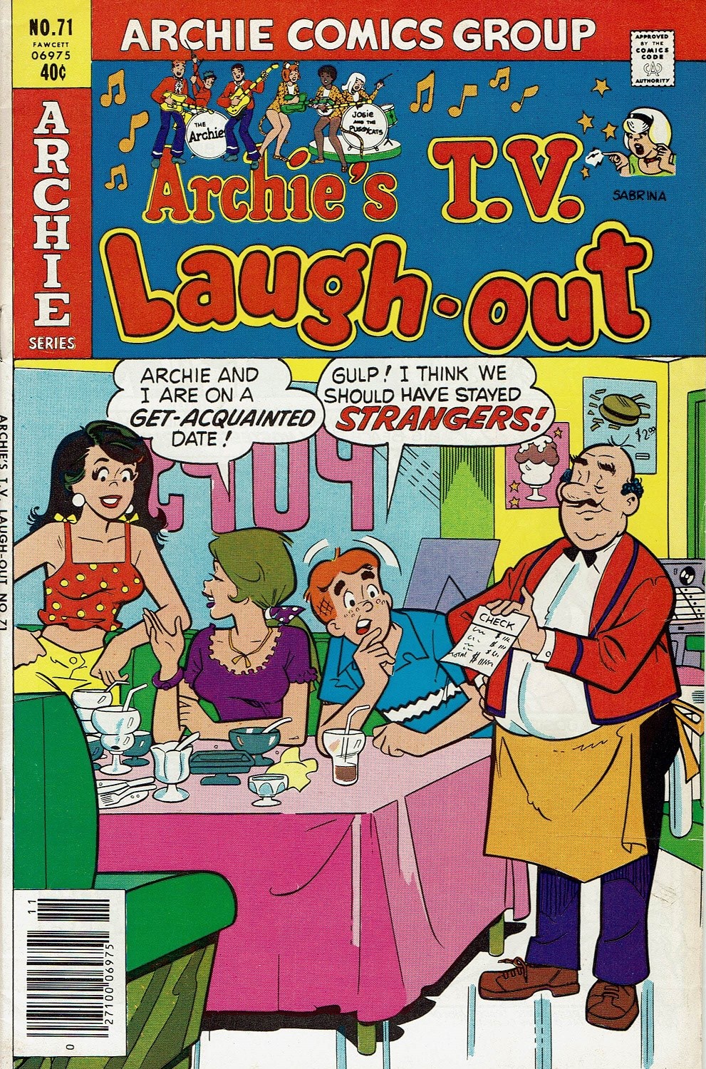 Read online Archie's TV Laugh-Out comic -  Issue #71 - 1
