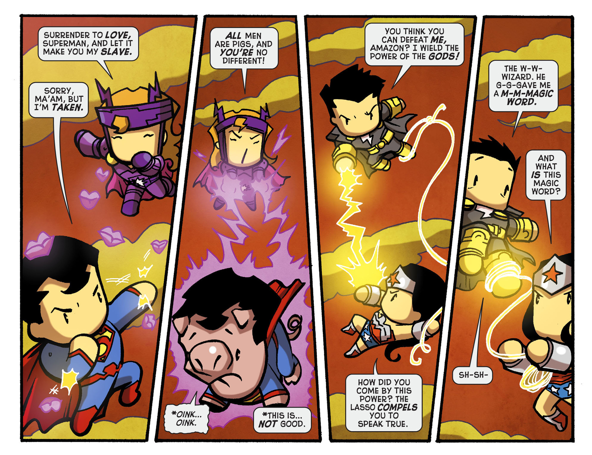 Read online Scribblenauts Unmasked: A Crisis of Imagination comic -  Issue #14 - 13