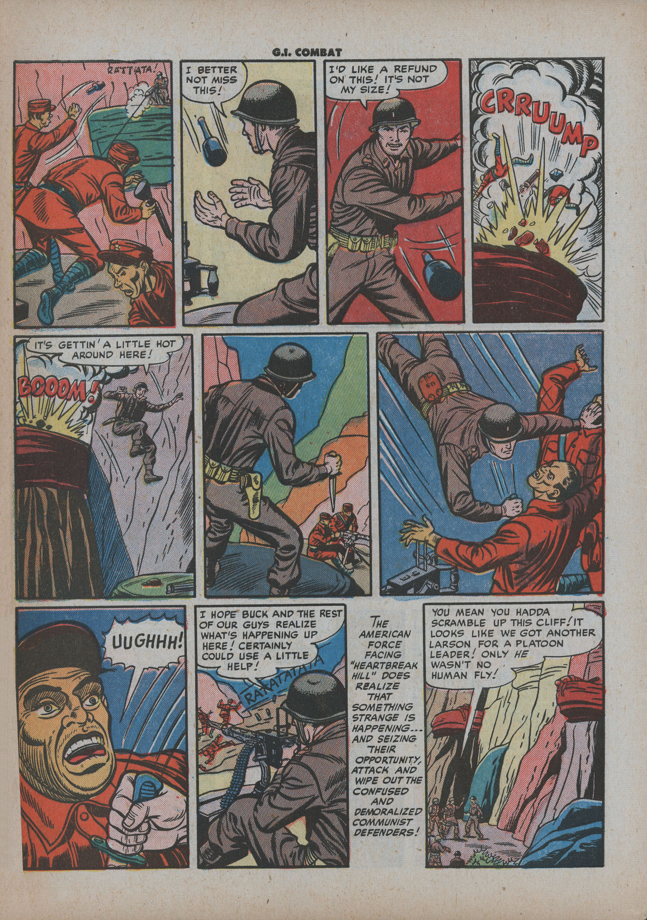 Read online G.I. Combat (1952) comic -  Issue #2 - 32