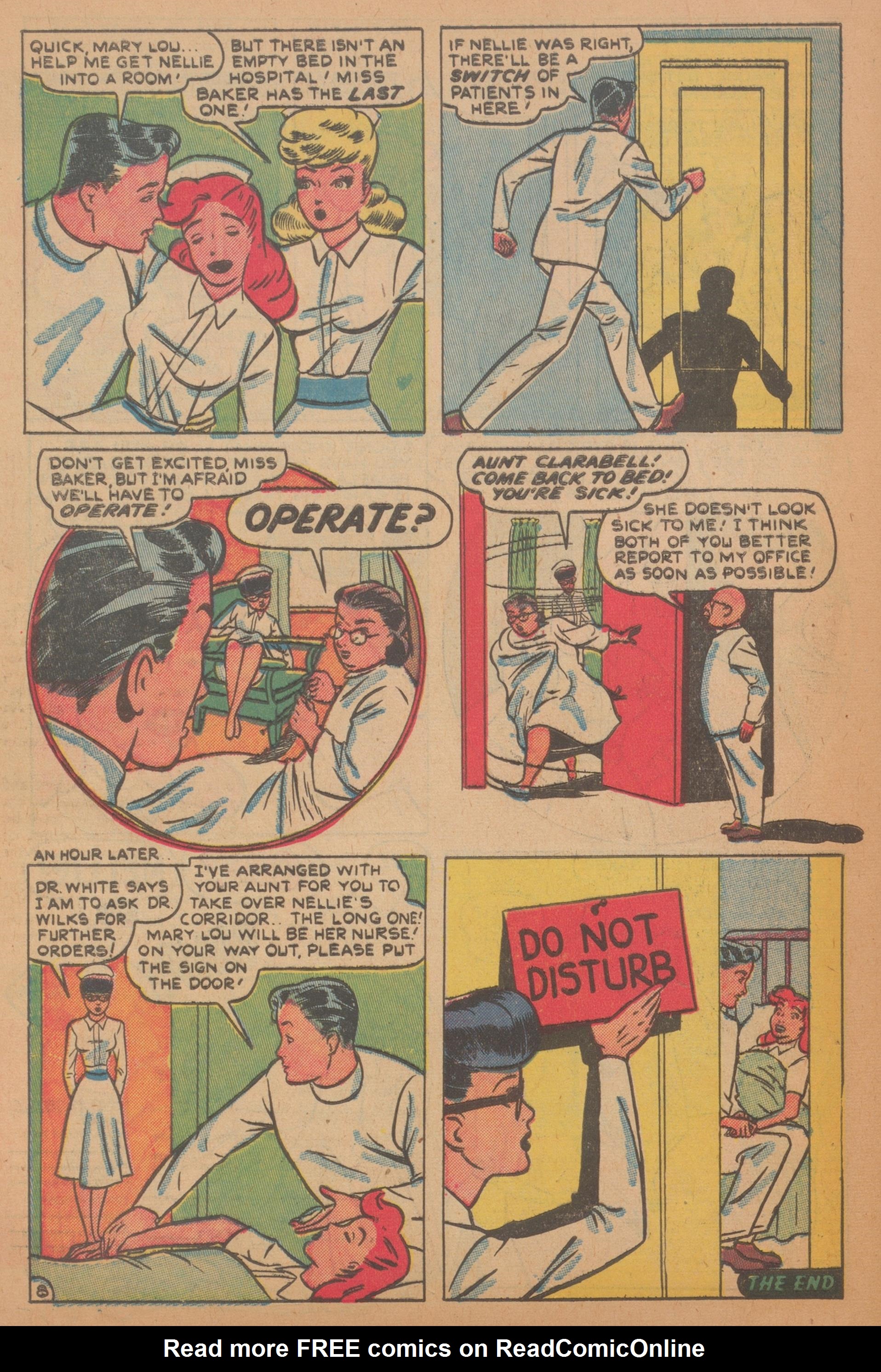 Read online Nellie The Nurse (1945) comic -  Issue #26 - 32