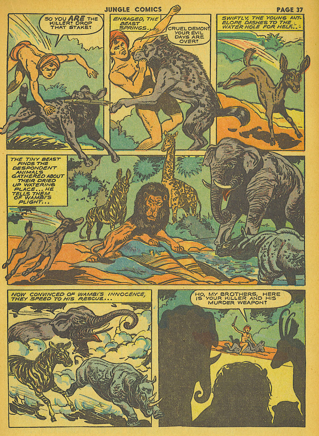 Read online Jungle Comics comic -  Issue #41 - 39