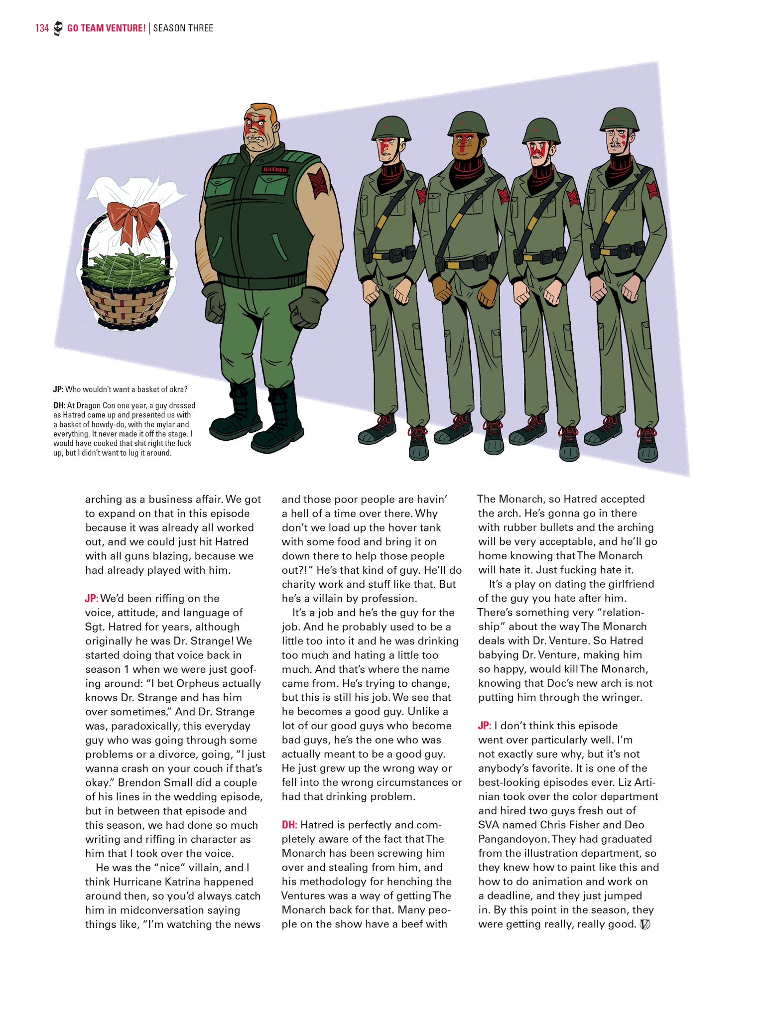 Read online Go Team Venture!: The Art and Making of The Venture Bros. comic -  Issue # TPB (Part 2) - 33