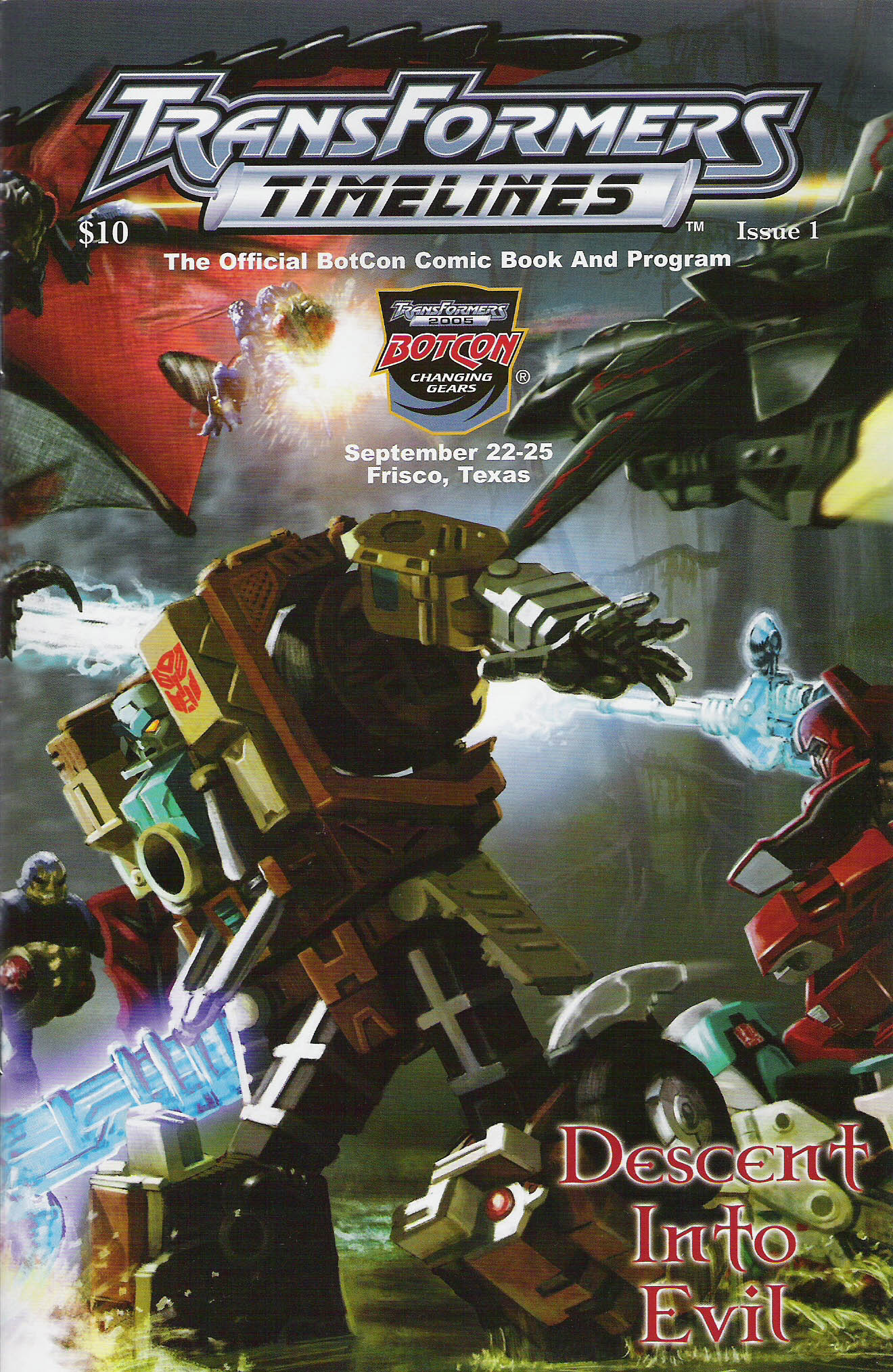 Read online Transformers: Timelines comic -  Issue #0 Descent Into Evil - 1