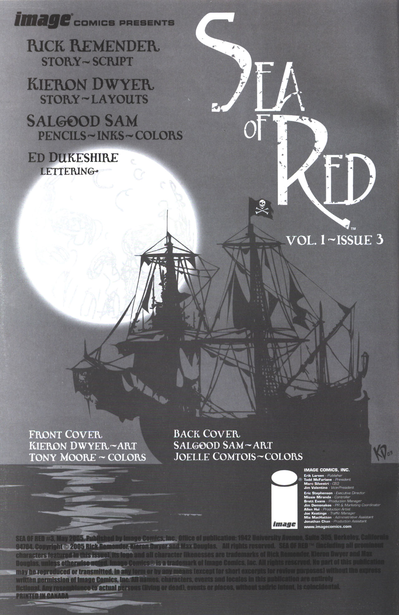 Read online Sea of Red comic -  Issue #3 - 2