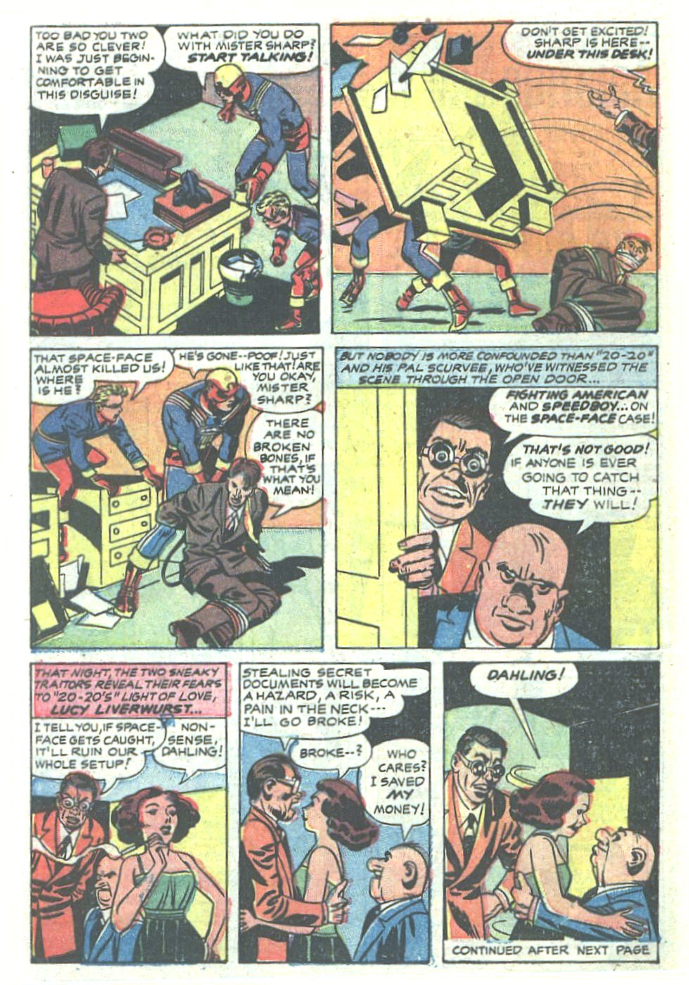 Read online Fighting American (1954) comic -  Issue #7 - 24