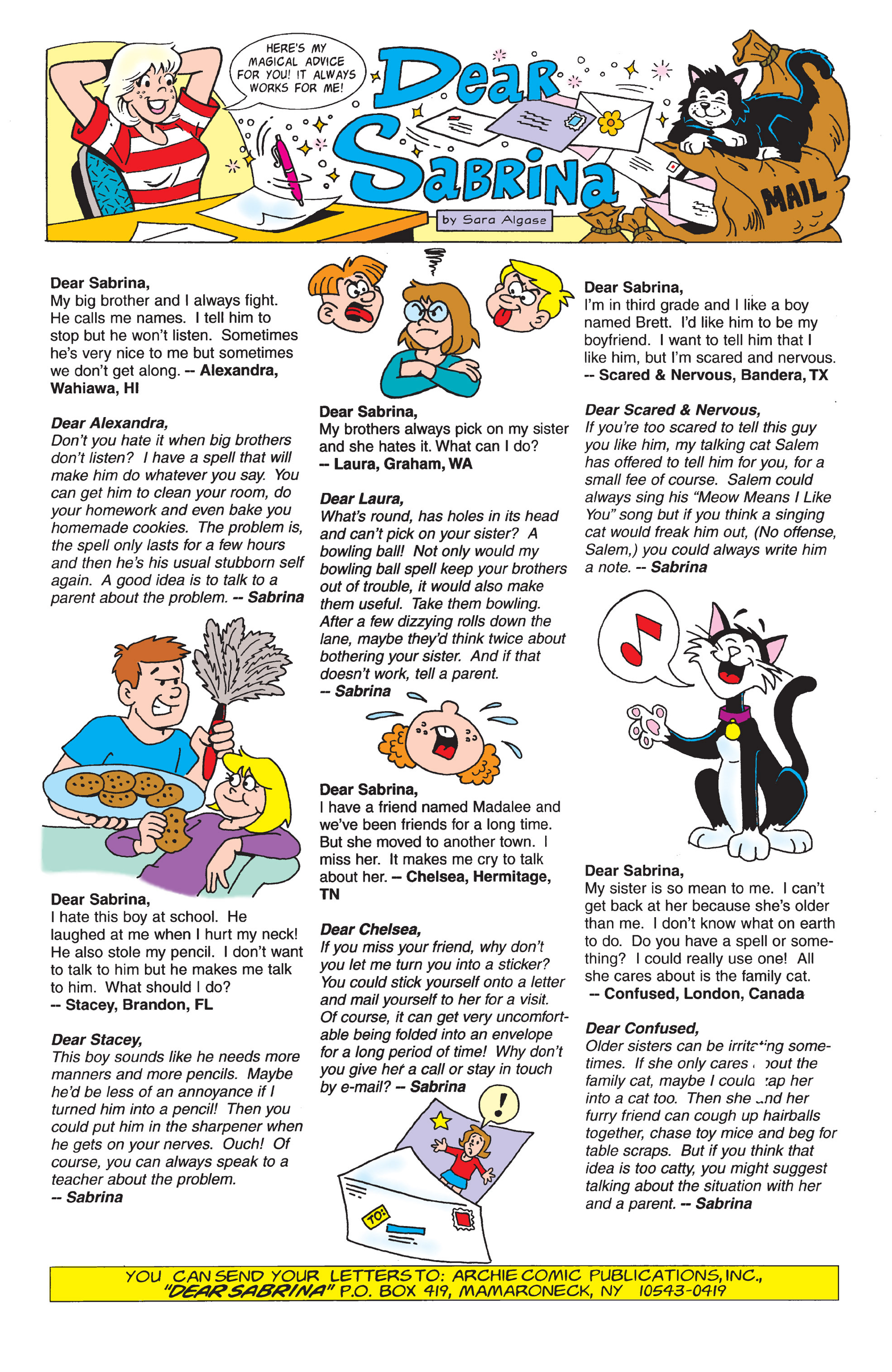 Read online Sabrina the Teenage Witch (1997) comic -  Issue #12 - 19