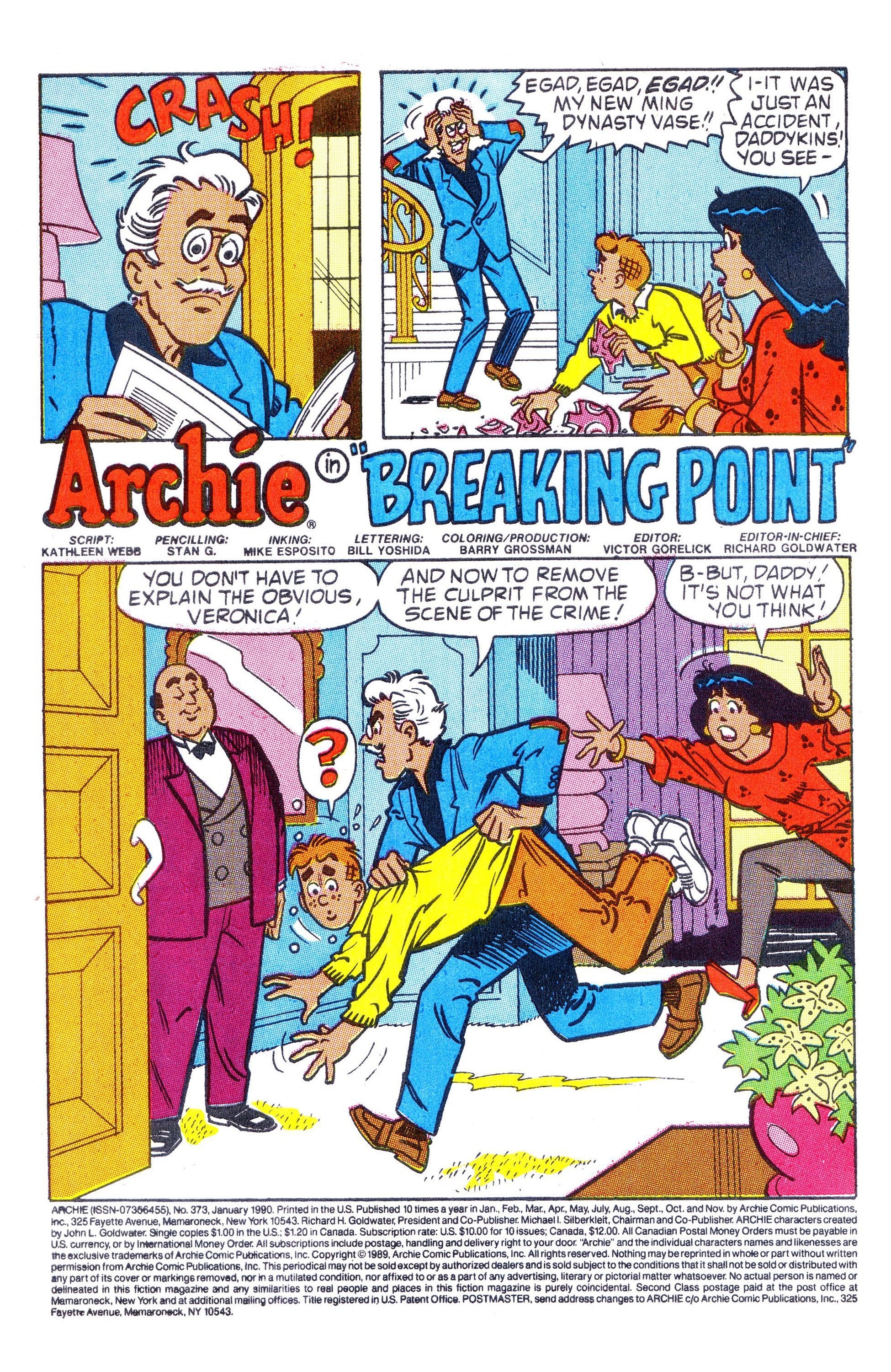 Read online Archie (1960) comic -  Issue #373 - 2