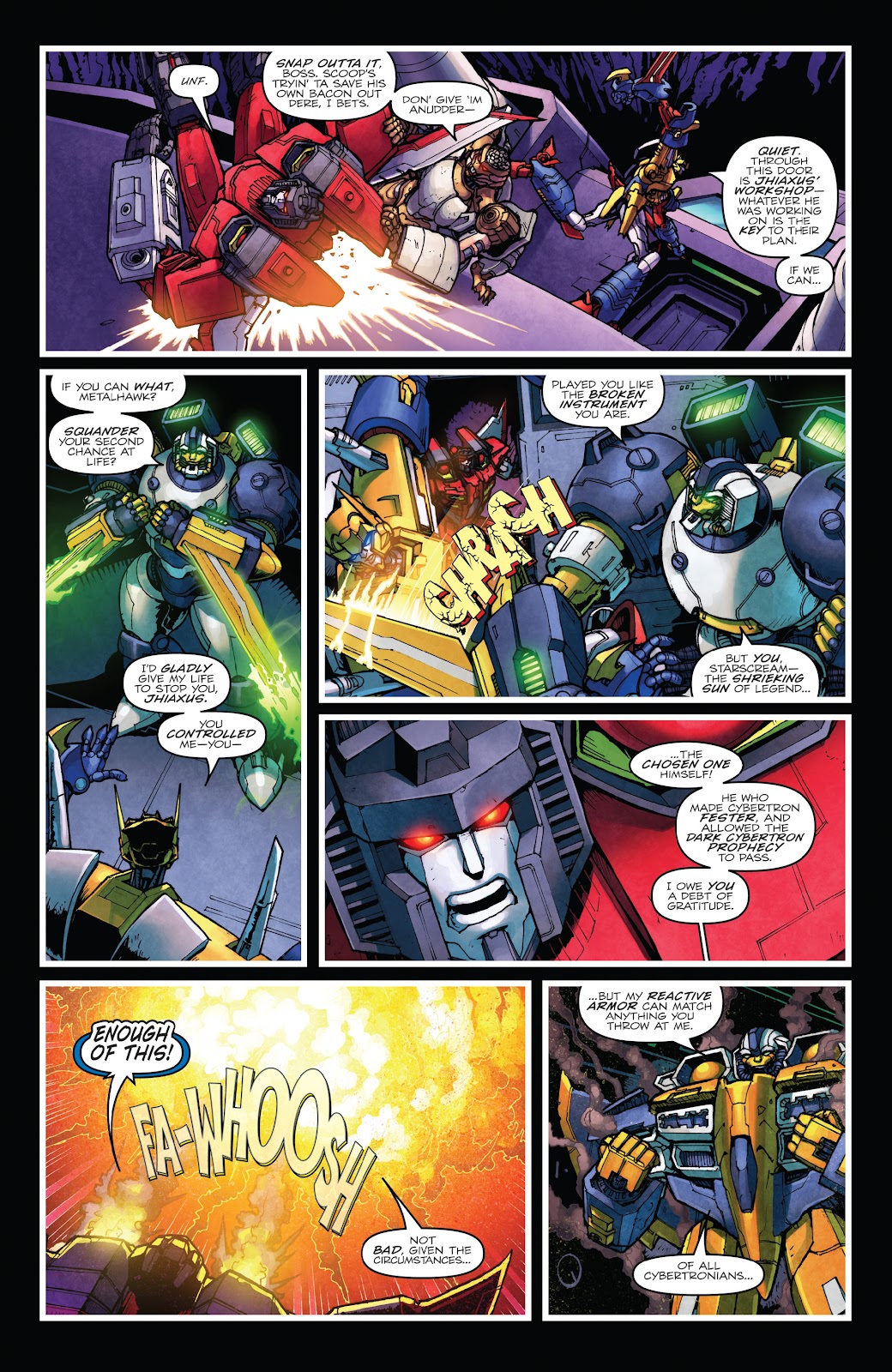 The Transformers: Dark Cybertron Finale issue Full - Page 116