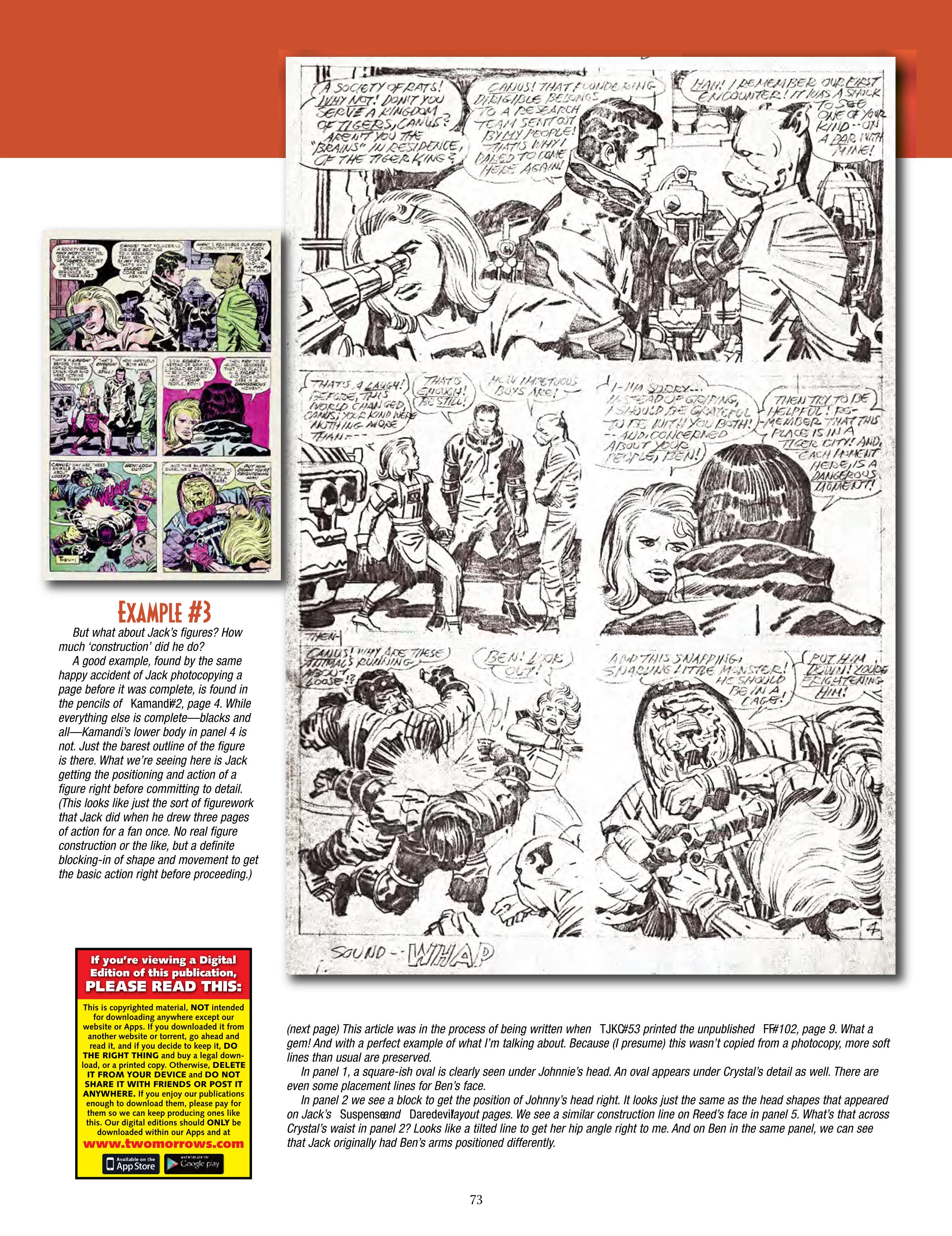 Read online The Jack Kirby Collector comic -  Issue #70 - 75