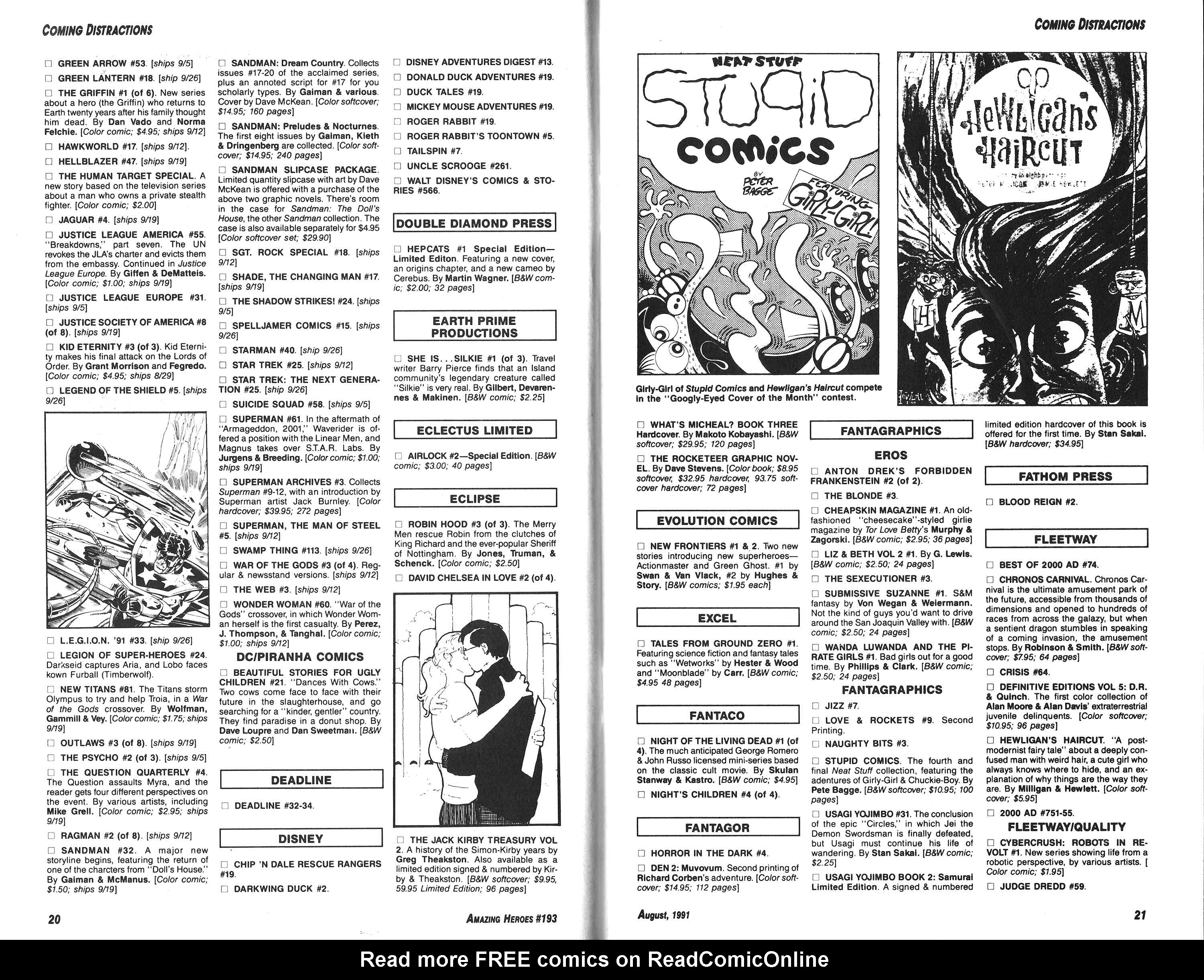 Read online Amazing Heroes comic -  Issue #193 - 11