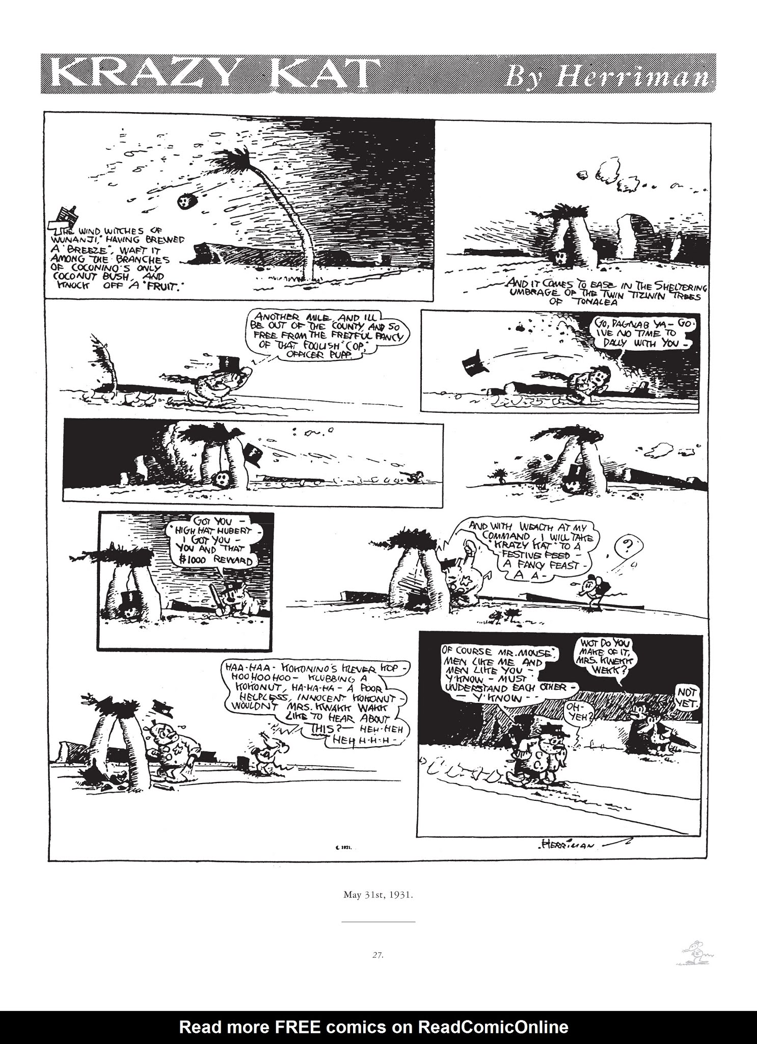 Read online Krazy & Ignatz comic -  Issue # TPB 7 - 24