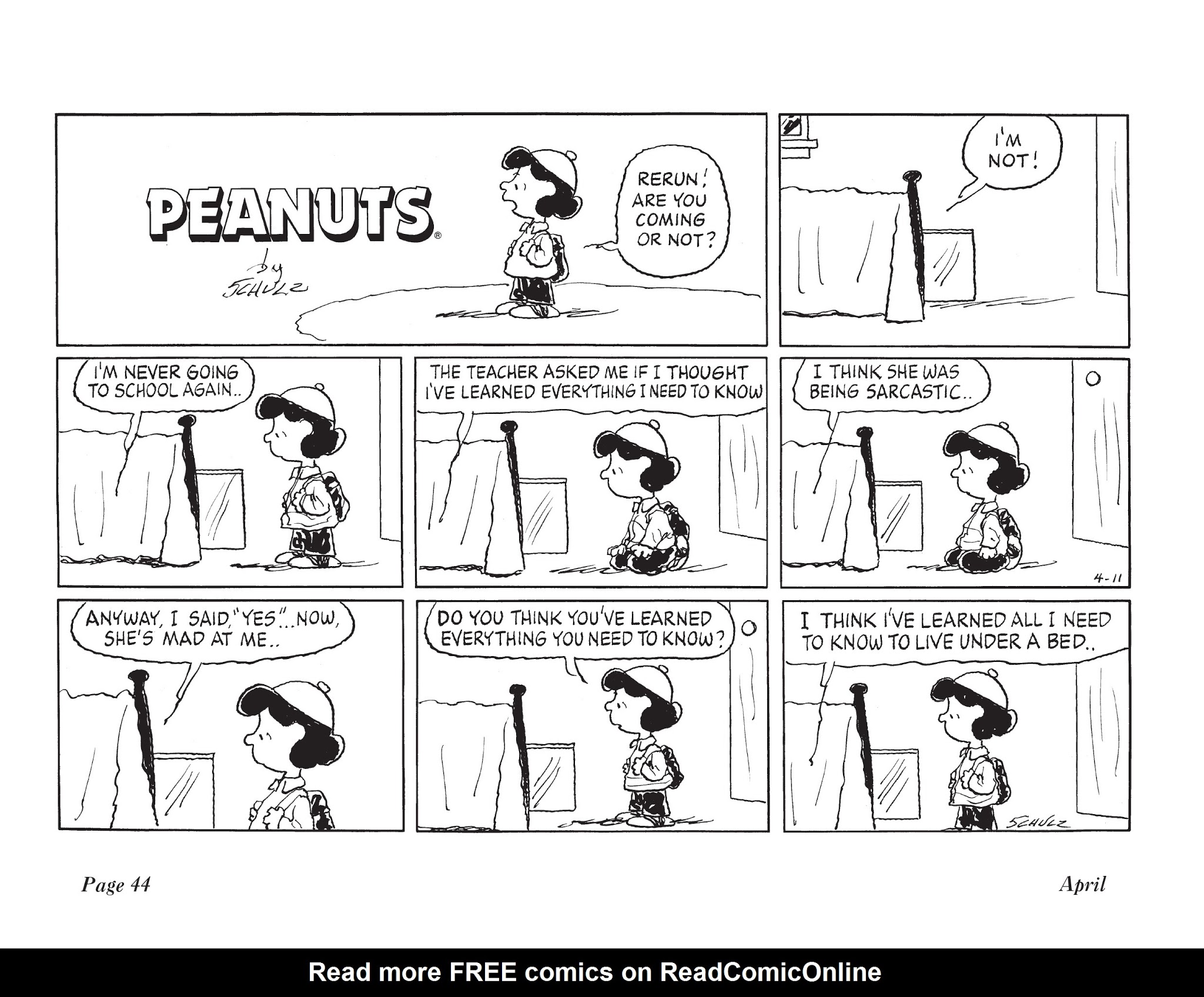 Read online The Complete Peanuts comic -  Issue # TPB 25 - 54