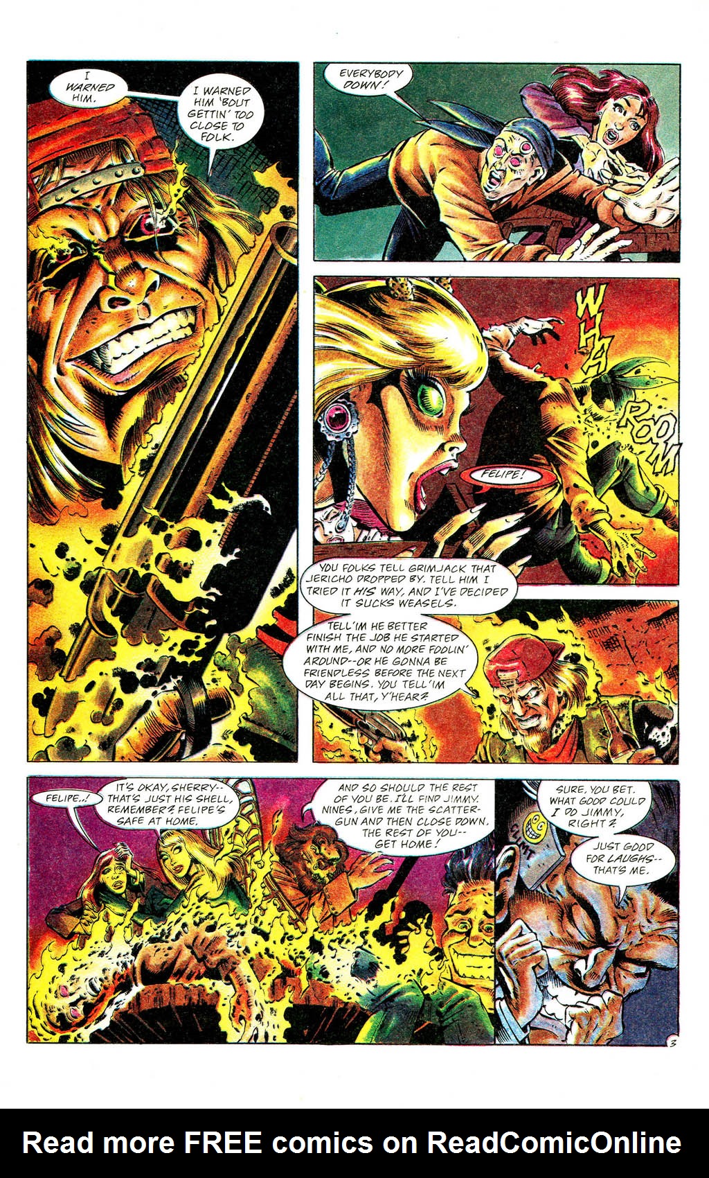 Read online Grimjack comic -  Issue #81 - 5