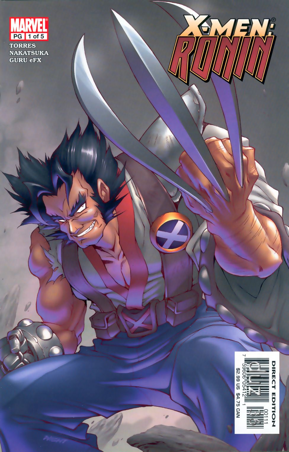 Read online X-Men: Ronin comic -  Issue #1 - 1