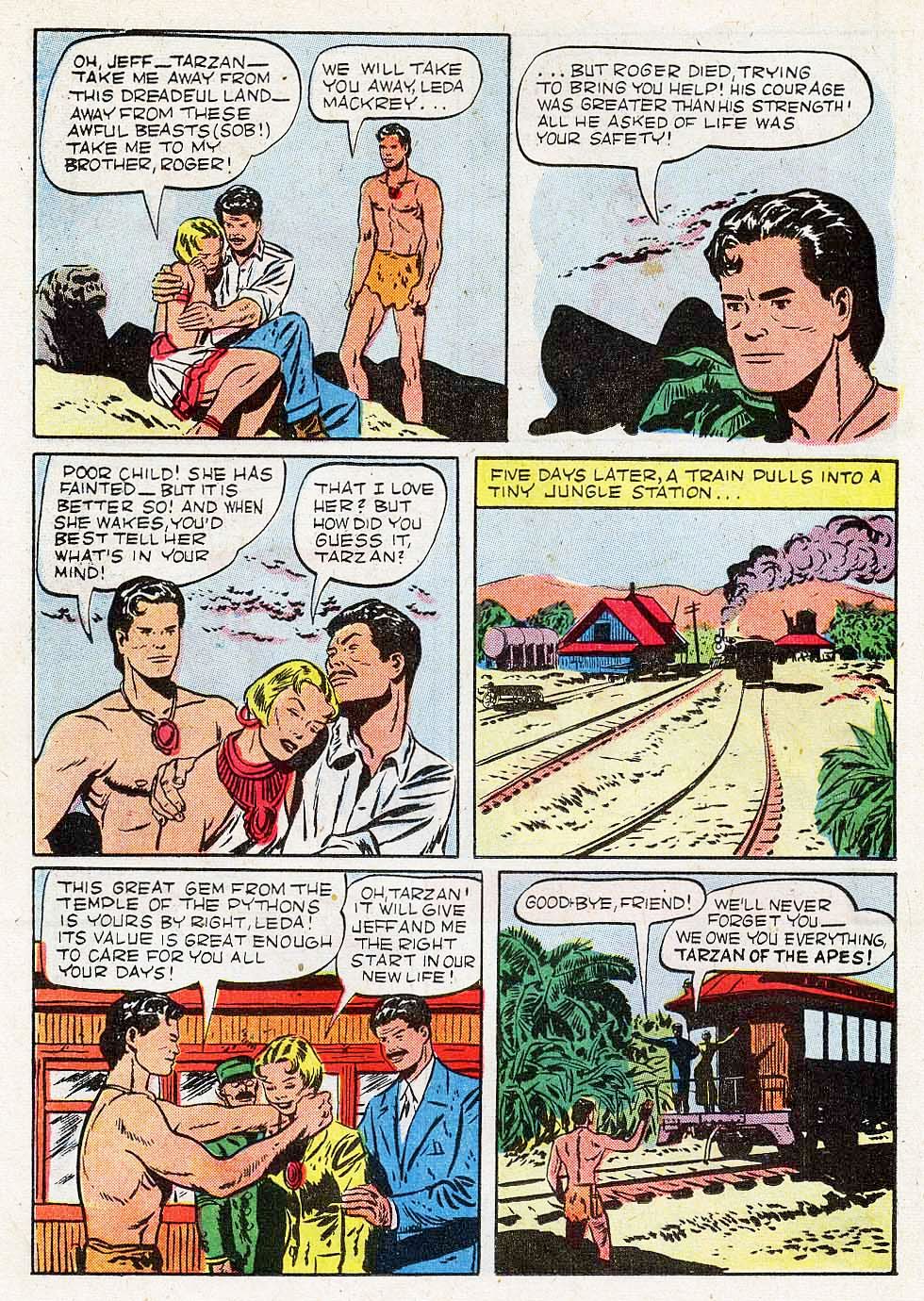 Read online Tarzan (1948) comic -  Issue #18 - 26