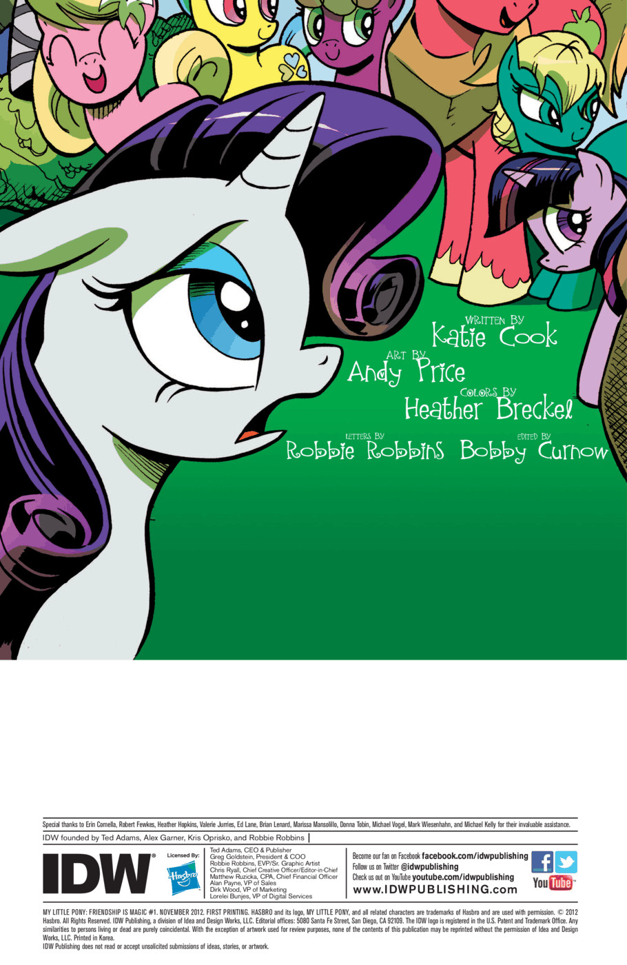 Read online My Little Pony: Friendship is Magic comic -  Issue #1 - 7